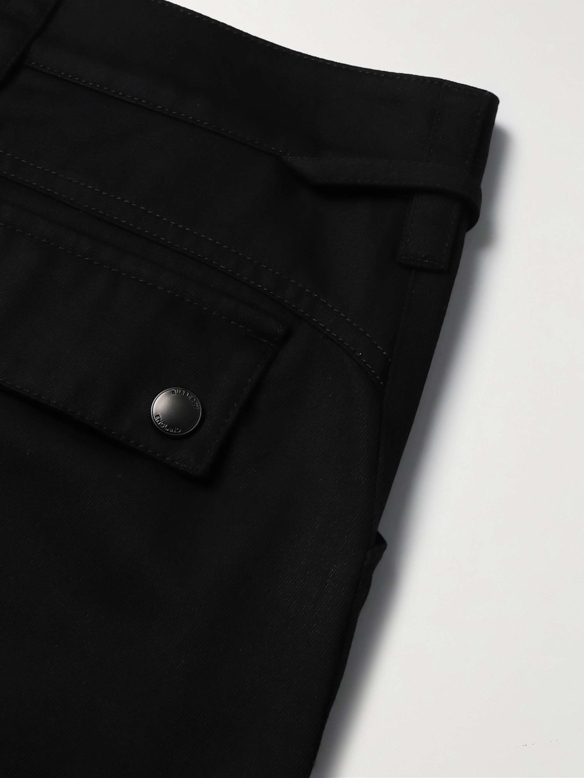 BURBERRY Carmelo Straight-Leg Cotton-Twill Cargo Trousers