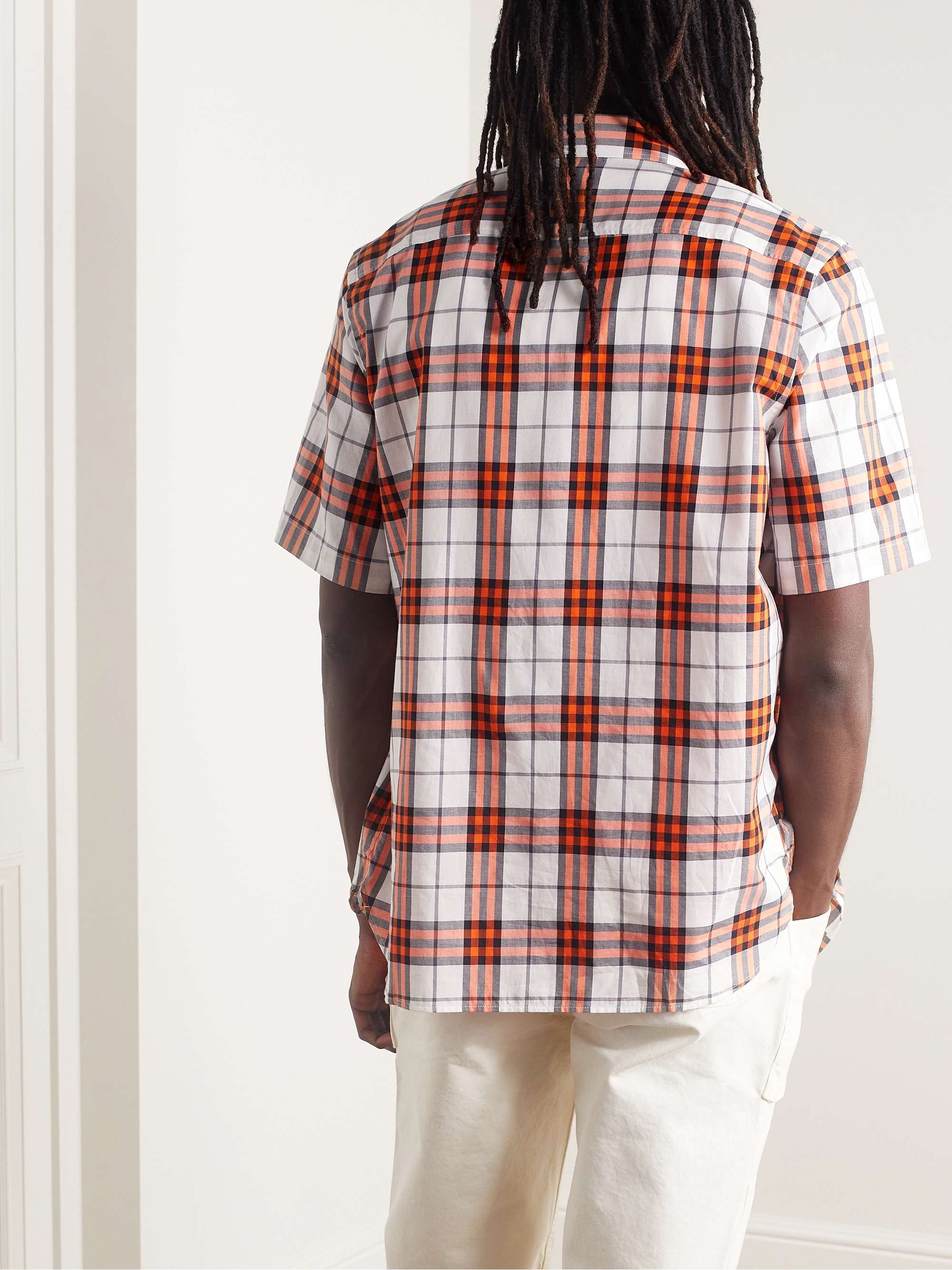 Burberry red button up Clearance