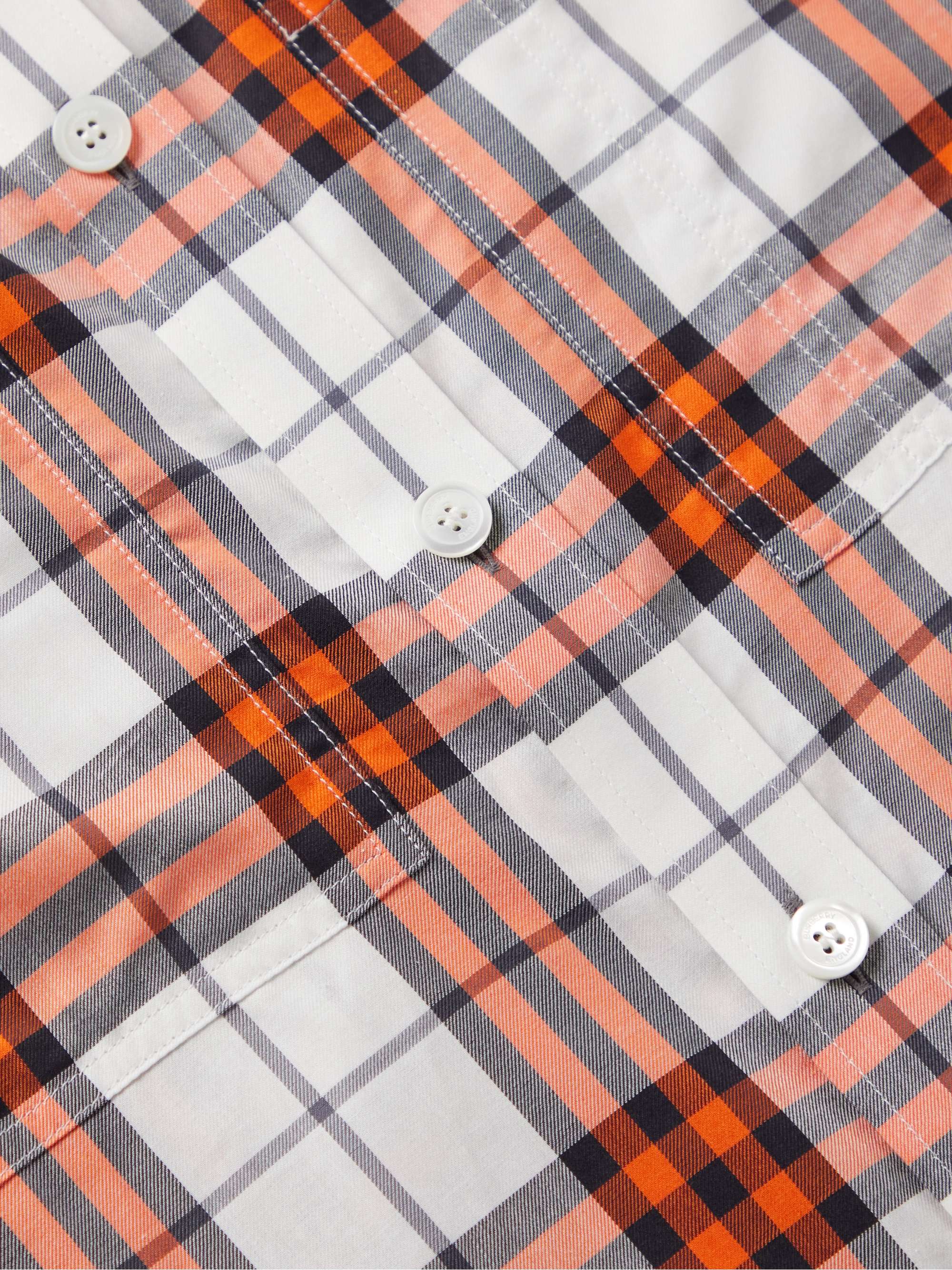 BURBERRY ButtonDown Collar Checked CottonTwill Shirt for Men MR PORTER