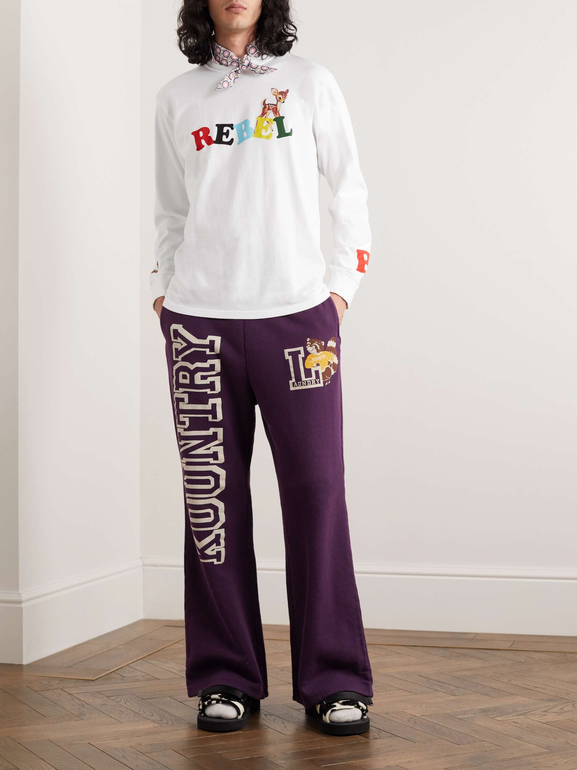 UNDERCOVER Printed Cotton-Jersey T-Shirt