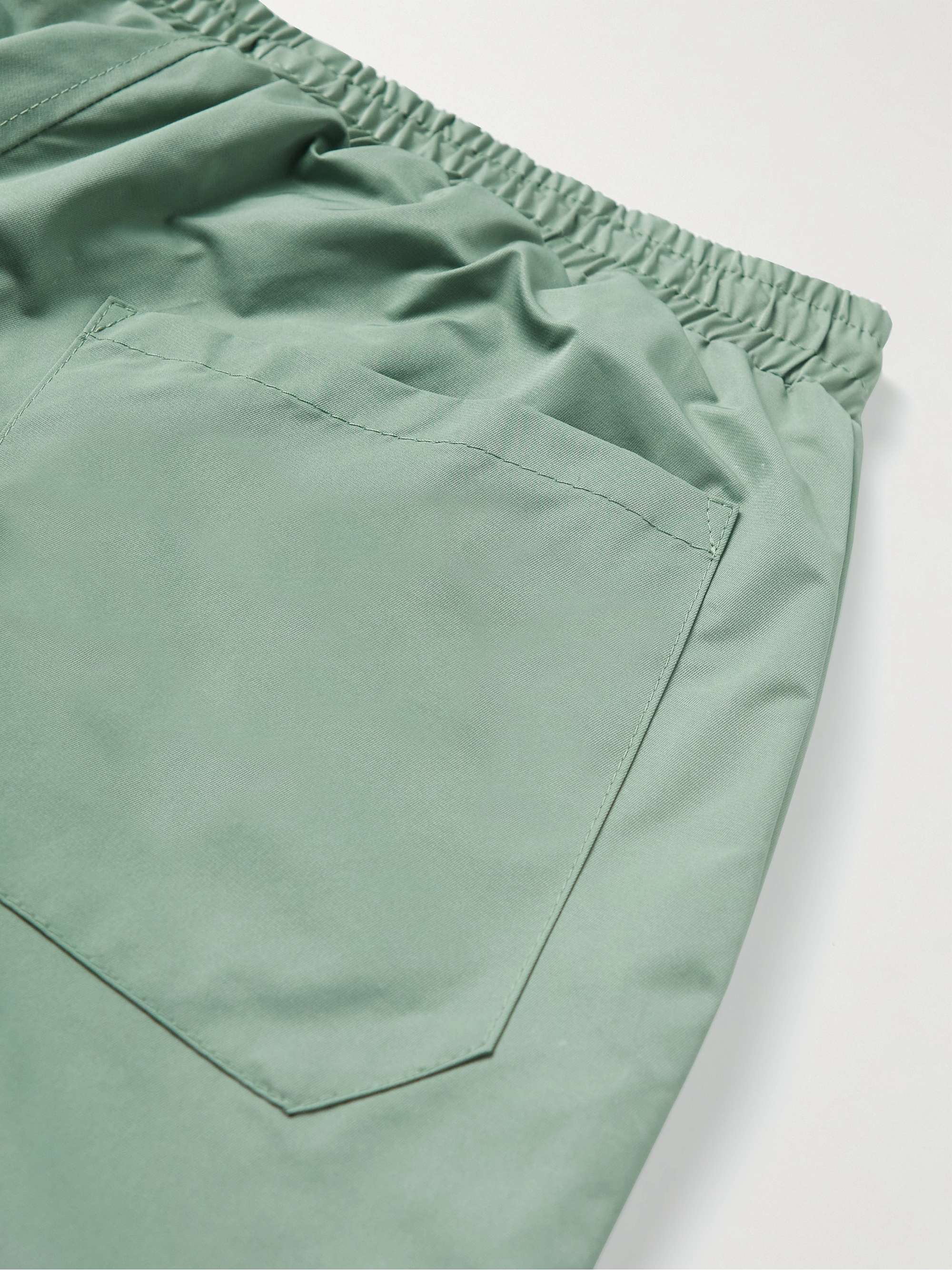 RHUDE Senna Flight Tapered Logo-Print Nylon Drawstring Trousers