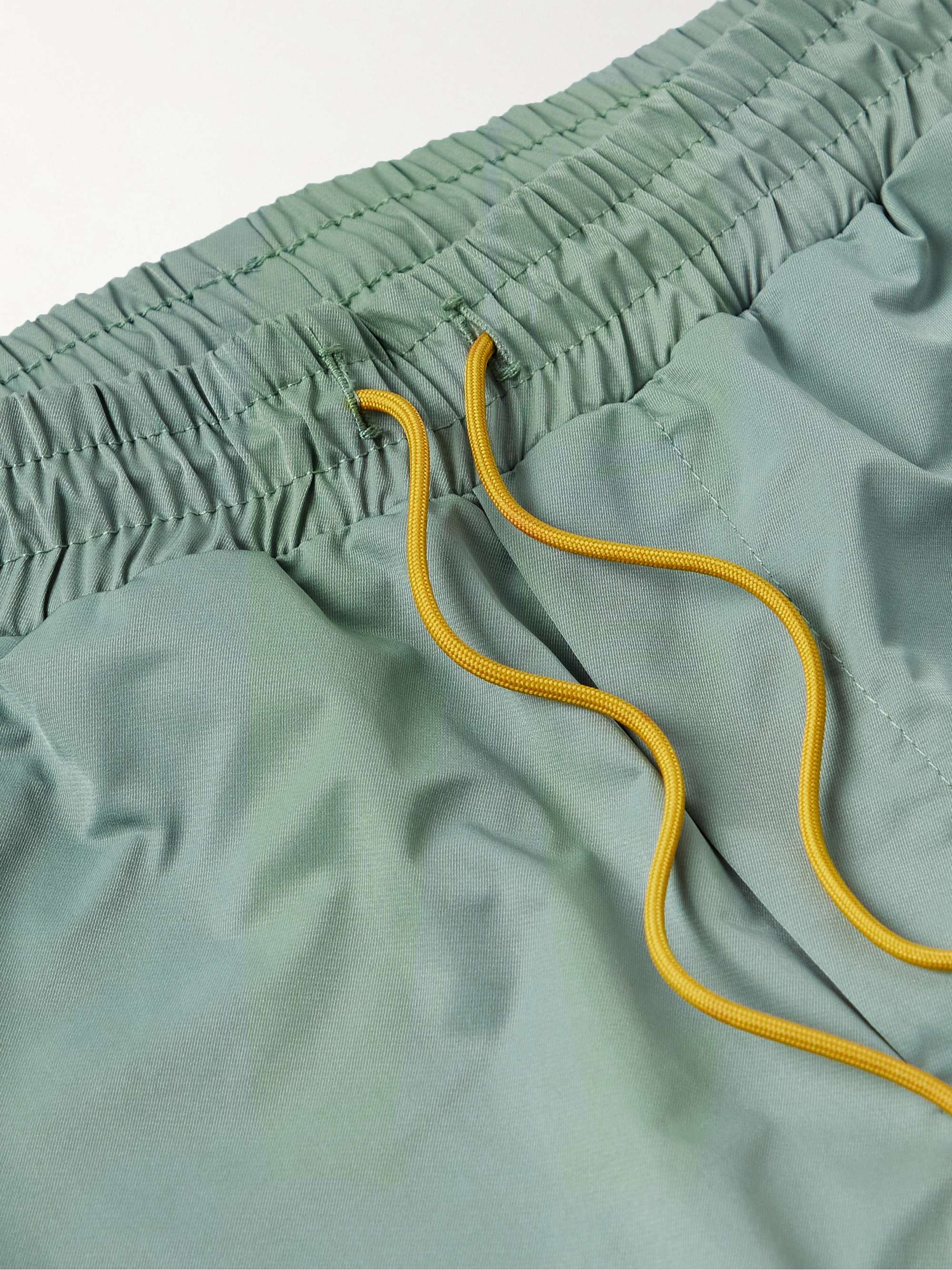 RHUDE Senna Flight Tapered Logo-Print Nylon Drawstring Trousers