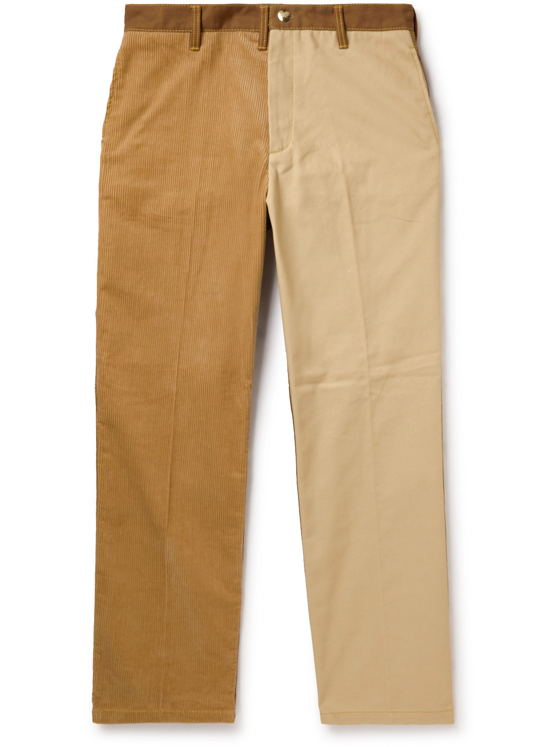 MARNI CARHARTT WIP STRAIGHT-LEG COTTON-CANVAS AND CORDUROY TROUSERS