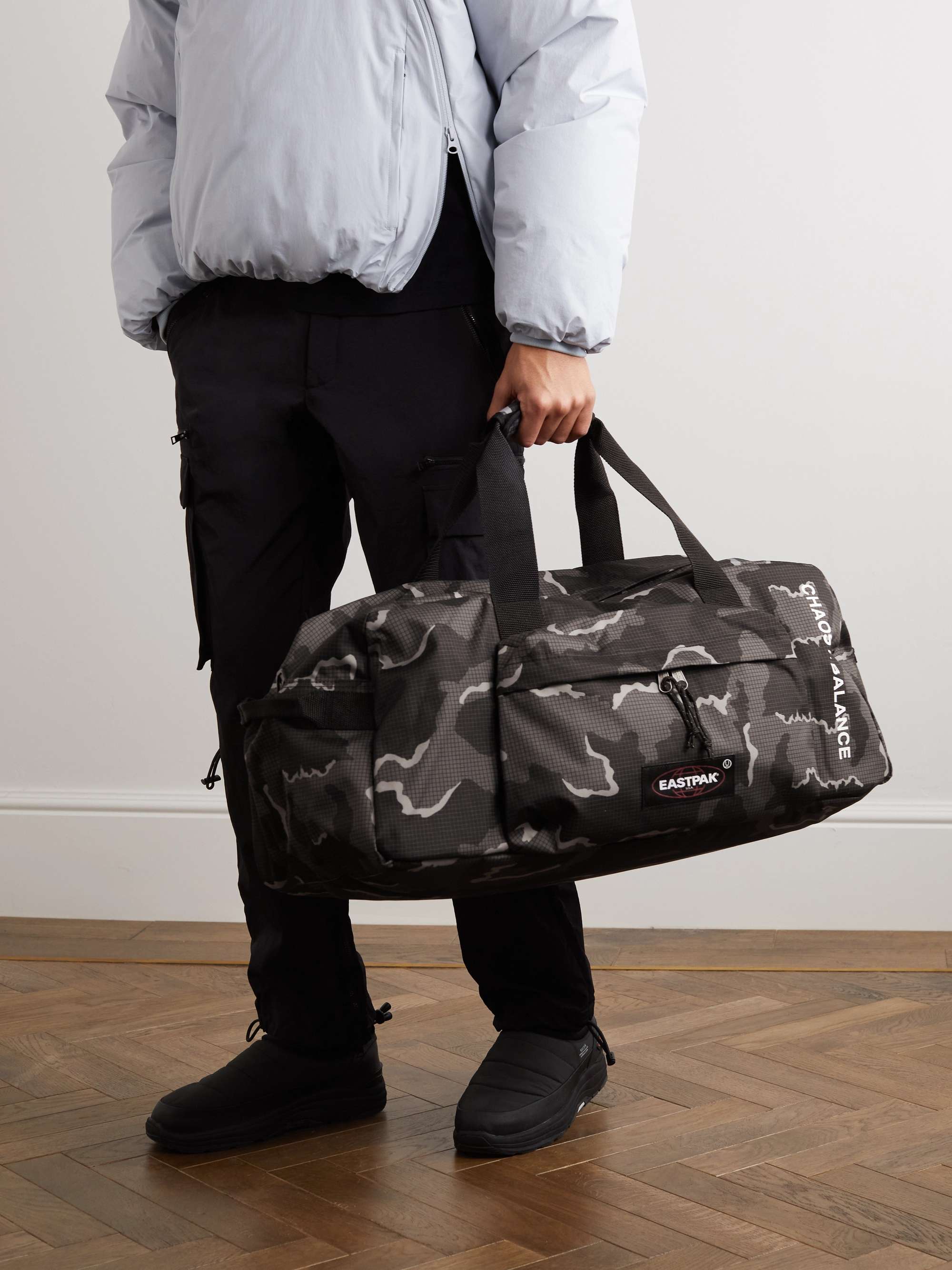UNDERCOVER + Eastpak Chaos Balance Camouflage-Print Ripstop Weekend Bag