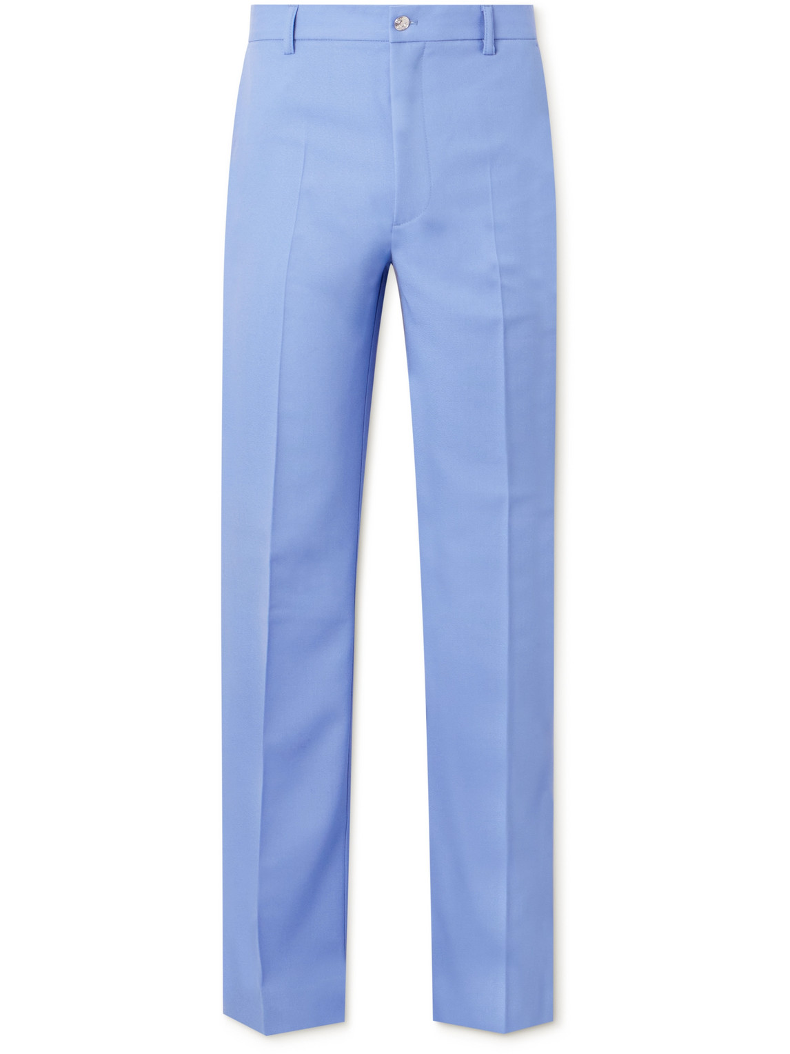 Morelos Straight-Leg Pleated Wool Trousers