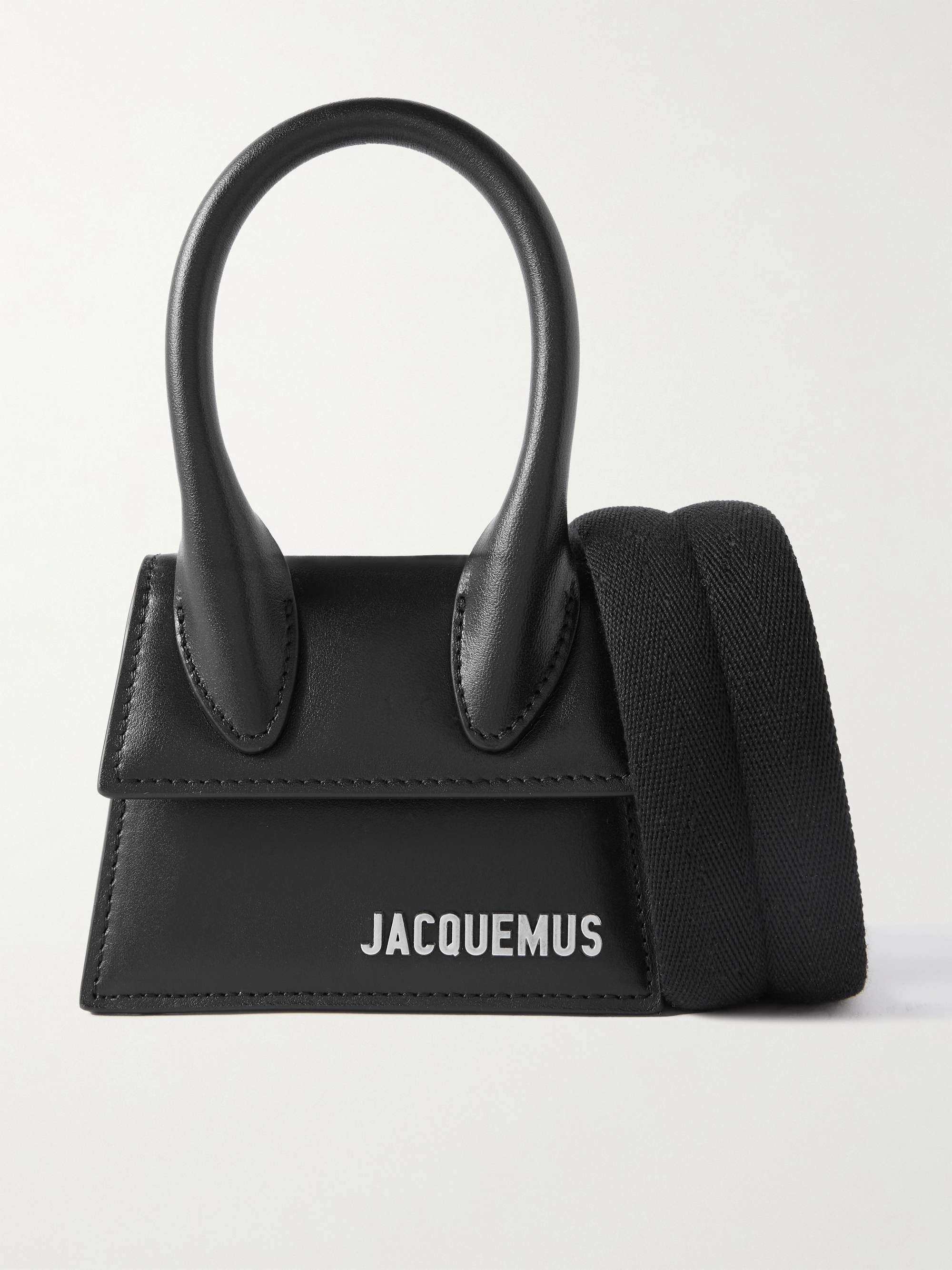 JACQUEMUS Le Chiquito Logo-Embellished Mini Leather Bag for Men | MR PORTER