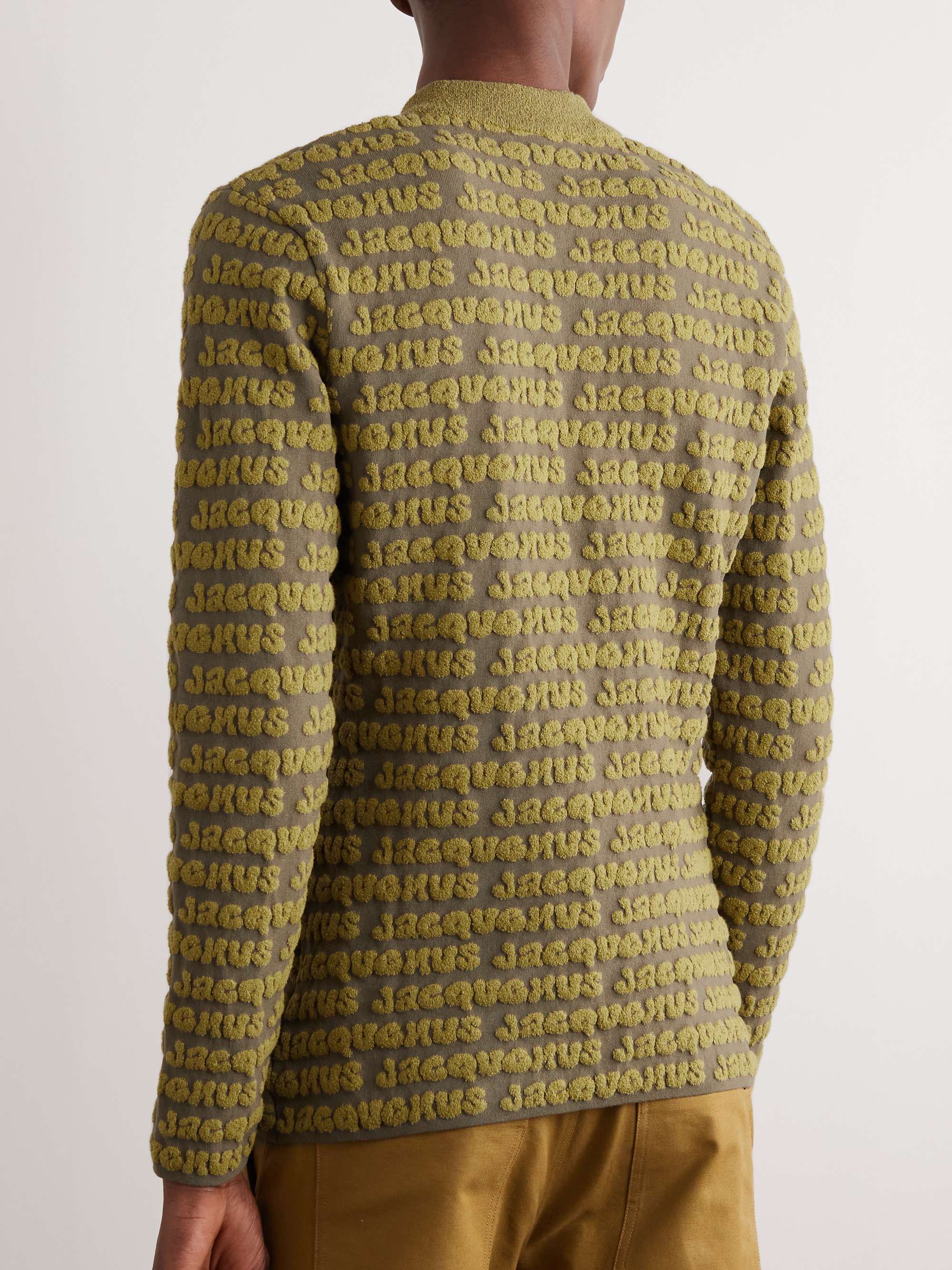 JACQUEMUS Luis Jacquard-Knit Half-Zip Sweater for Men | MR PORTER