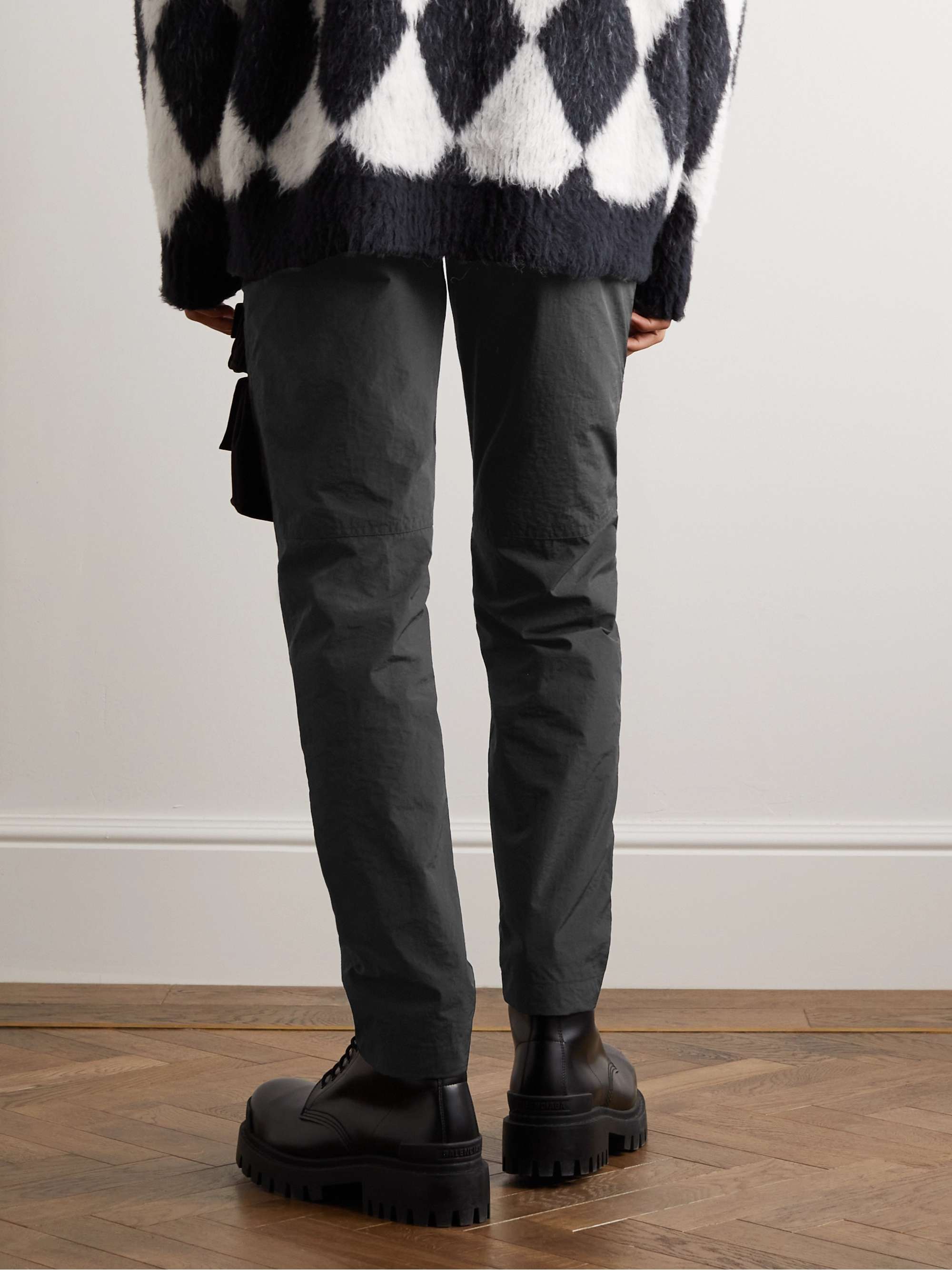 FENDI NY Straight-Leg Logo-Embellished Ripstop Cargo Trousers