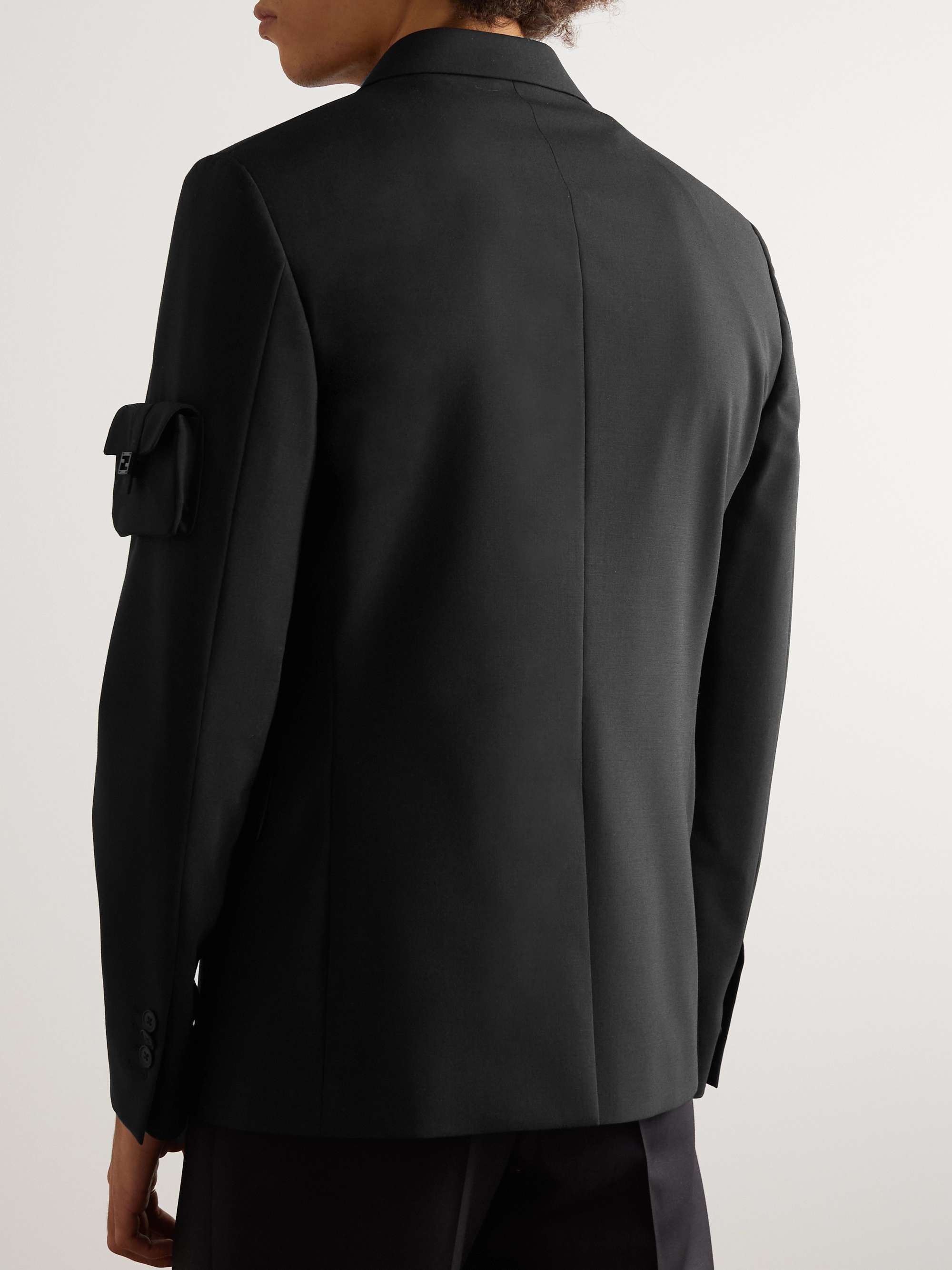 FENDI Baguette Bag Slim-Fit Cady Blazer