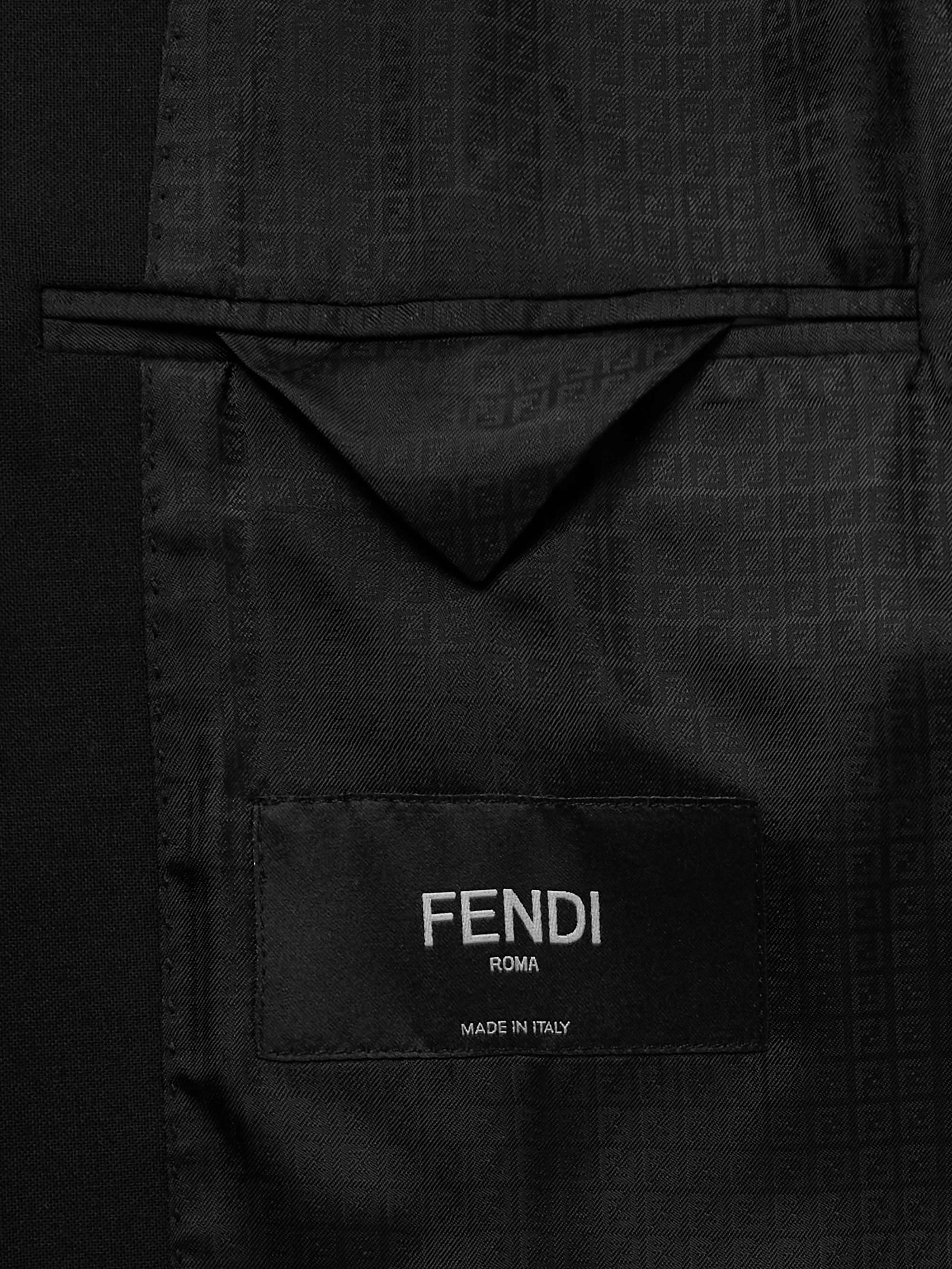 FENDI Baguette Bag Slim-Fit Cady Blazer