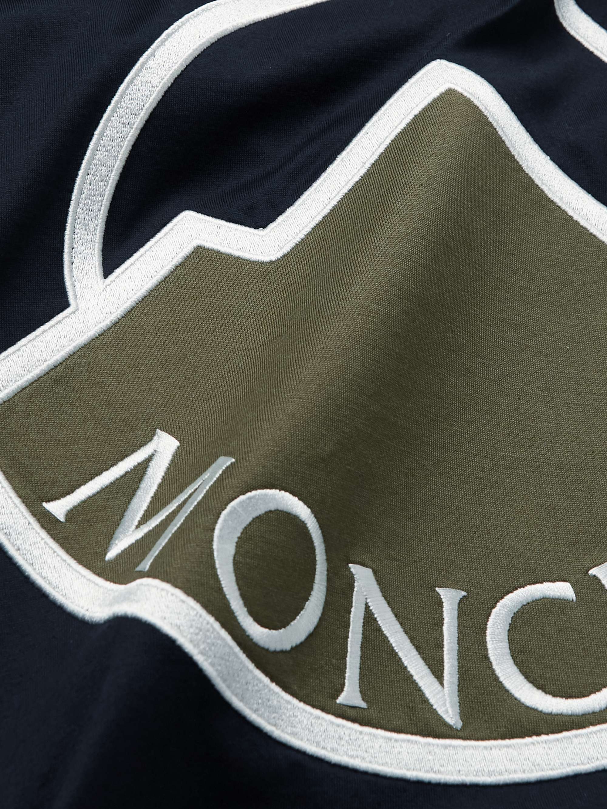 MONCLER Logo-Appliquéd Cotton-Jersey T-Shirt