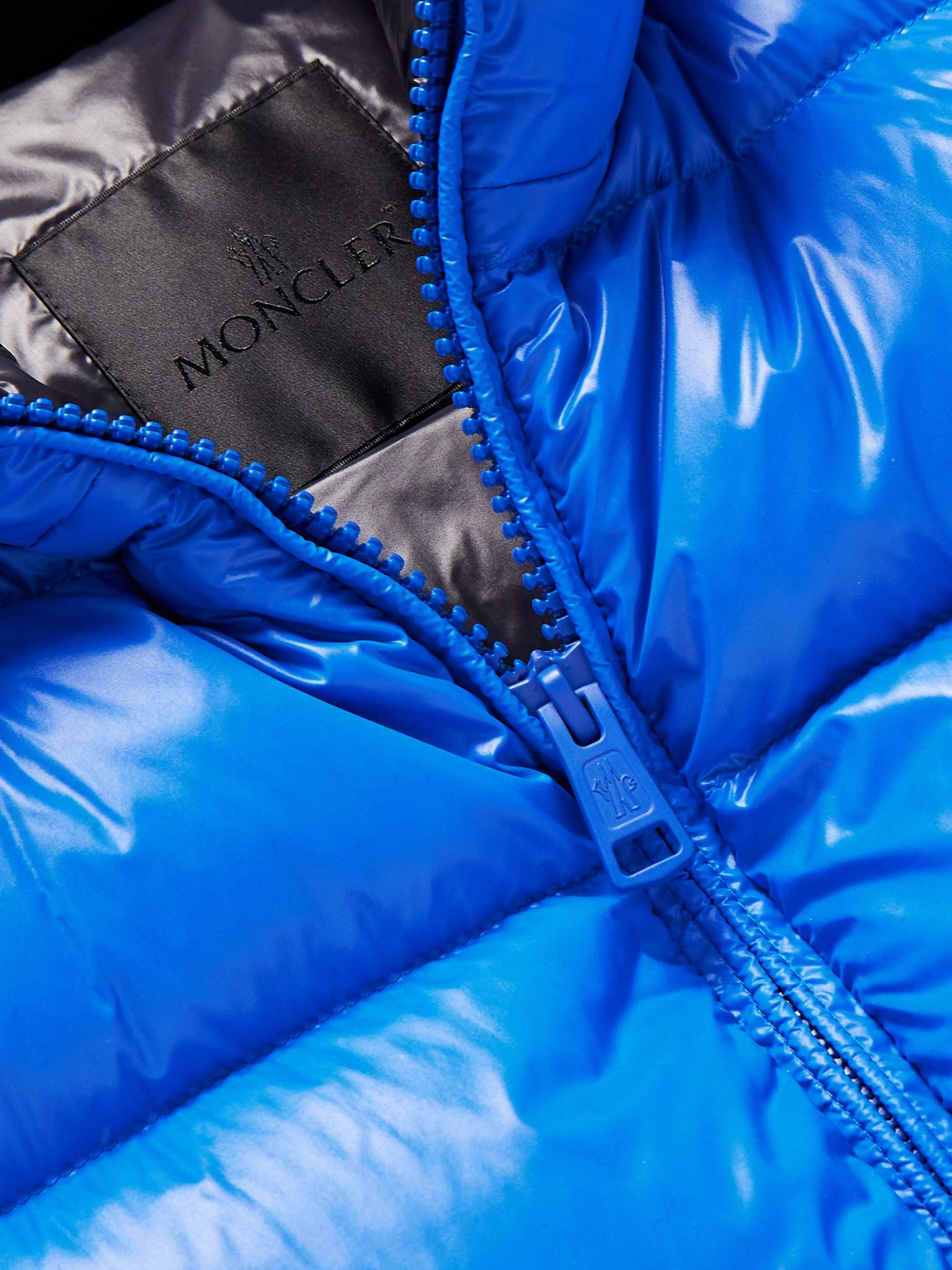 MONCLER Parke Logo-Appliquéd Quilted Shell Down Gilet
