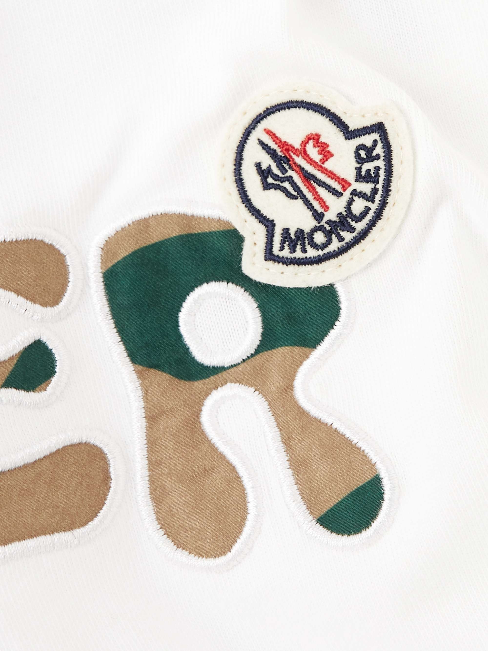 MONCLER Logo-Appliquéd Cotton-Jersey T-Shirt