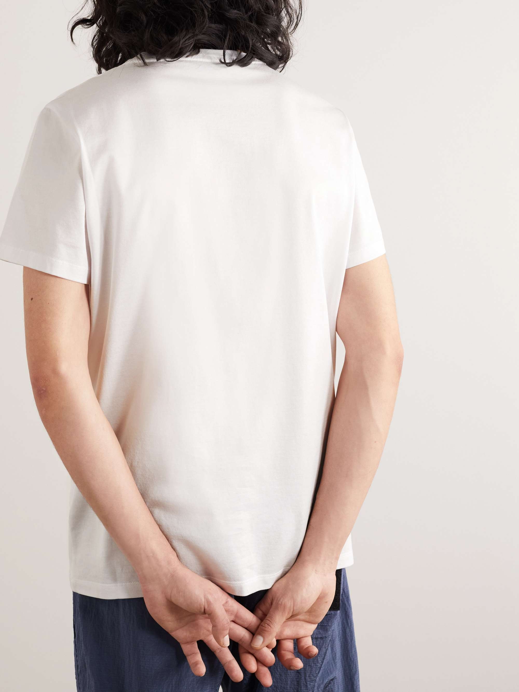 MONCLER Logo-Appliquéd Cotton-Jersey T-Shirt