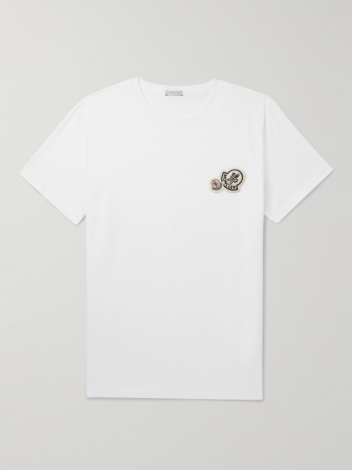 Logo-Appliquéd Cotton-Jersey T-Shirt