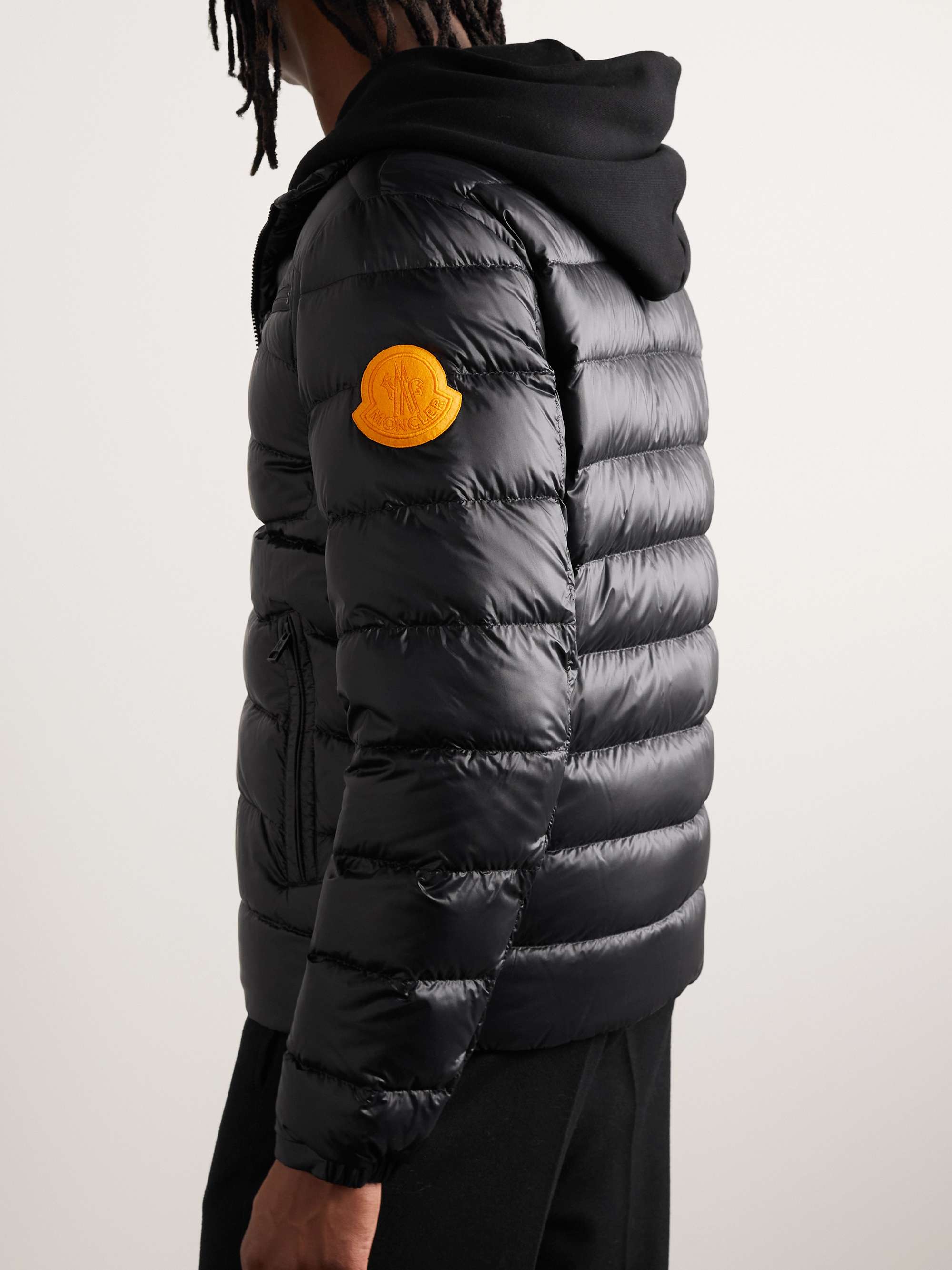 MONCLER Amalteas Logo-Appliquéd Quilted Shell Down Jacket