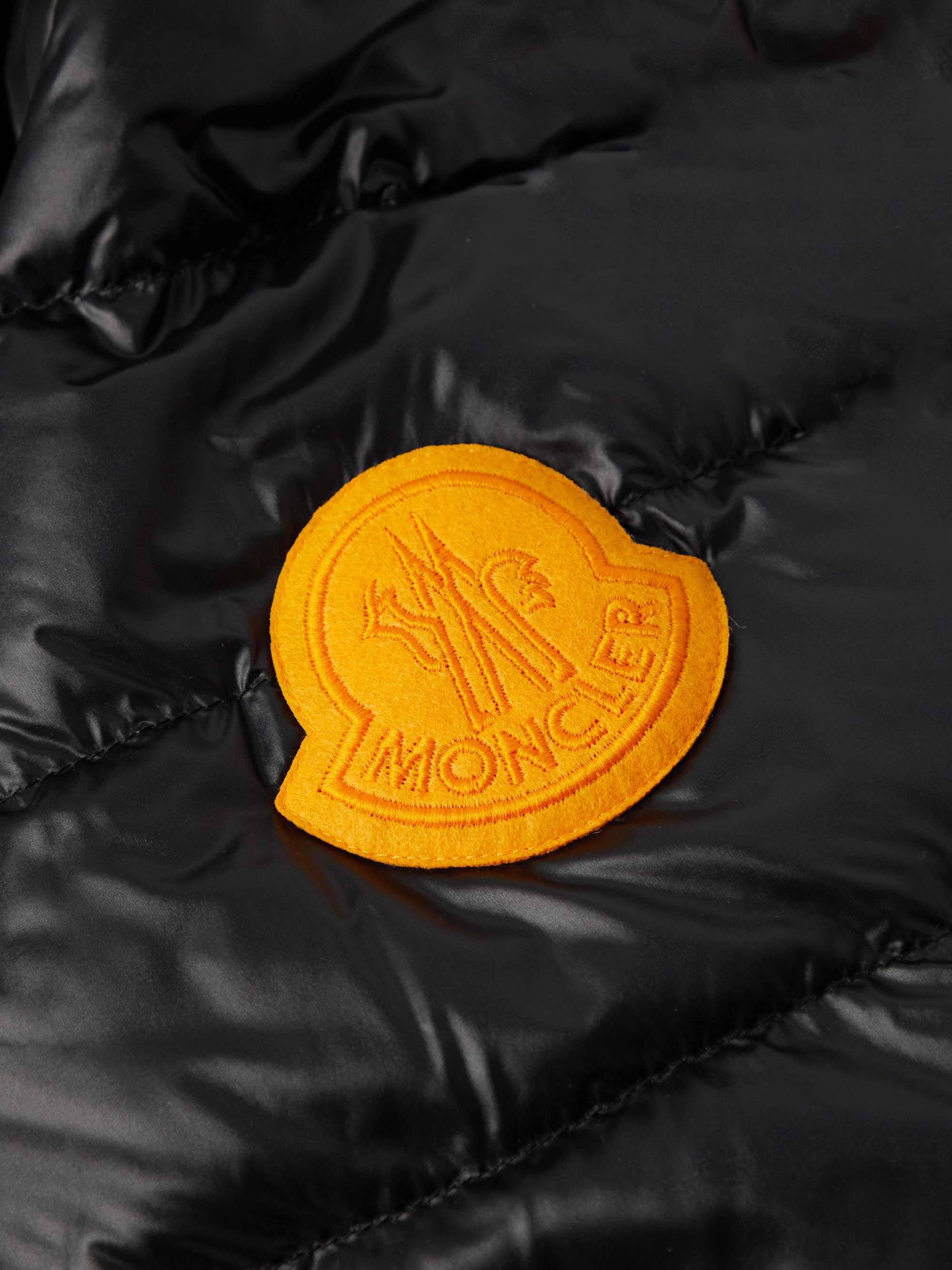 MONCLER Amalteas Logo-Appliquéd Quilted Shell Down Jacket