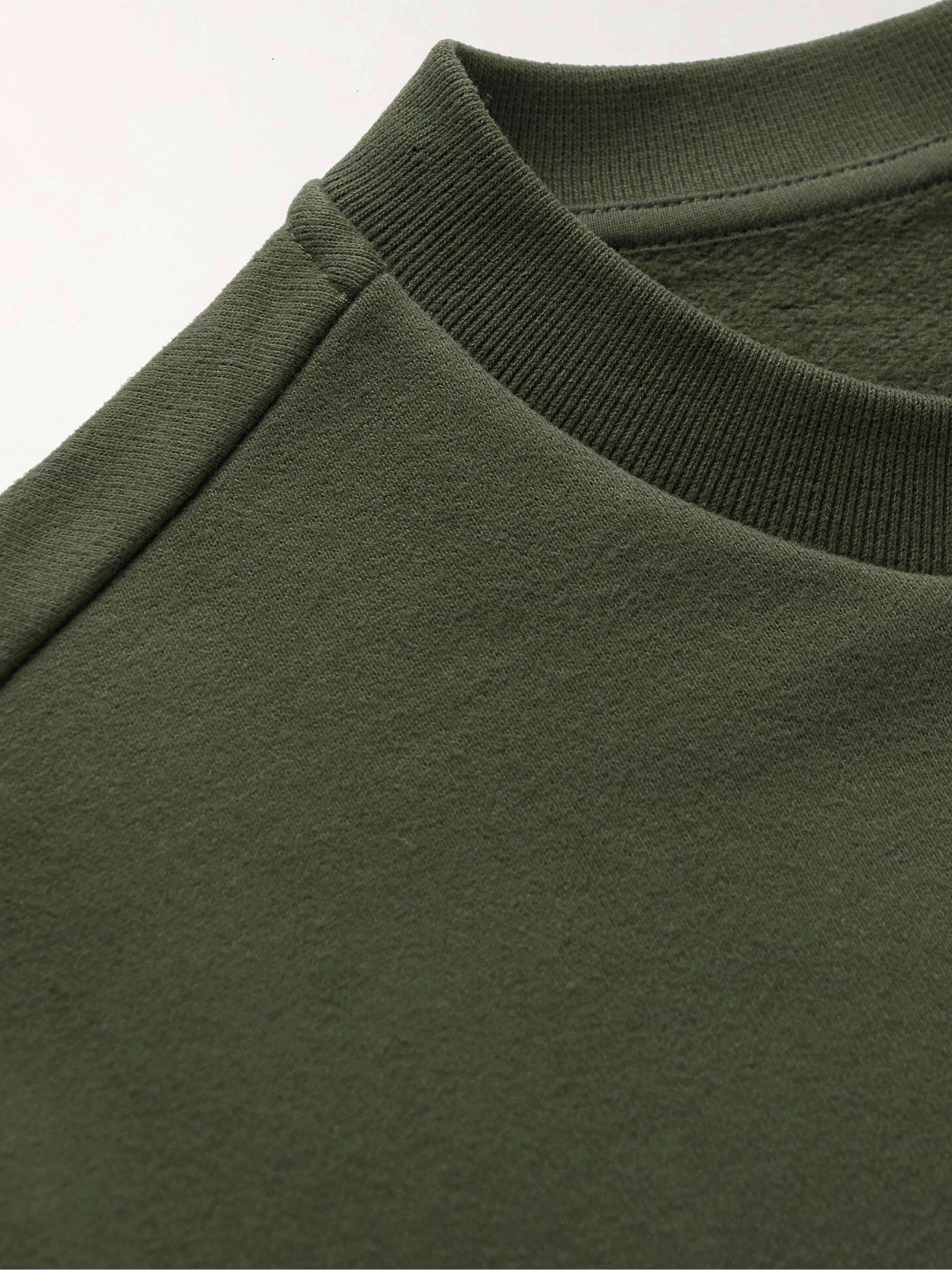 MONCLER Logo-Appliquéd Printed Cotton-Jersey Sweatshirt
