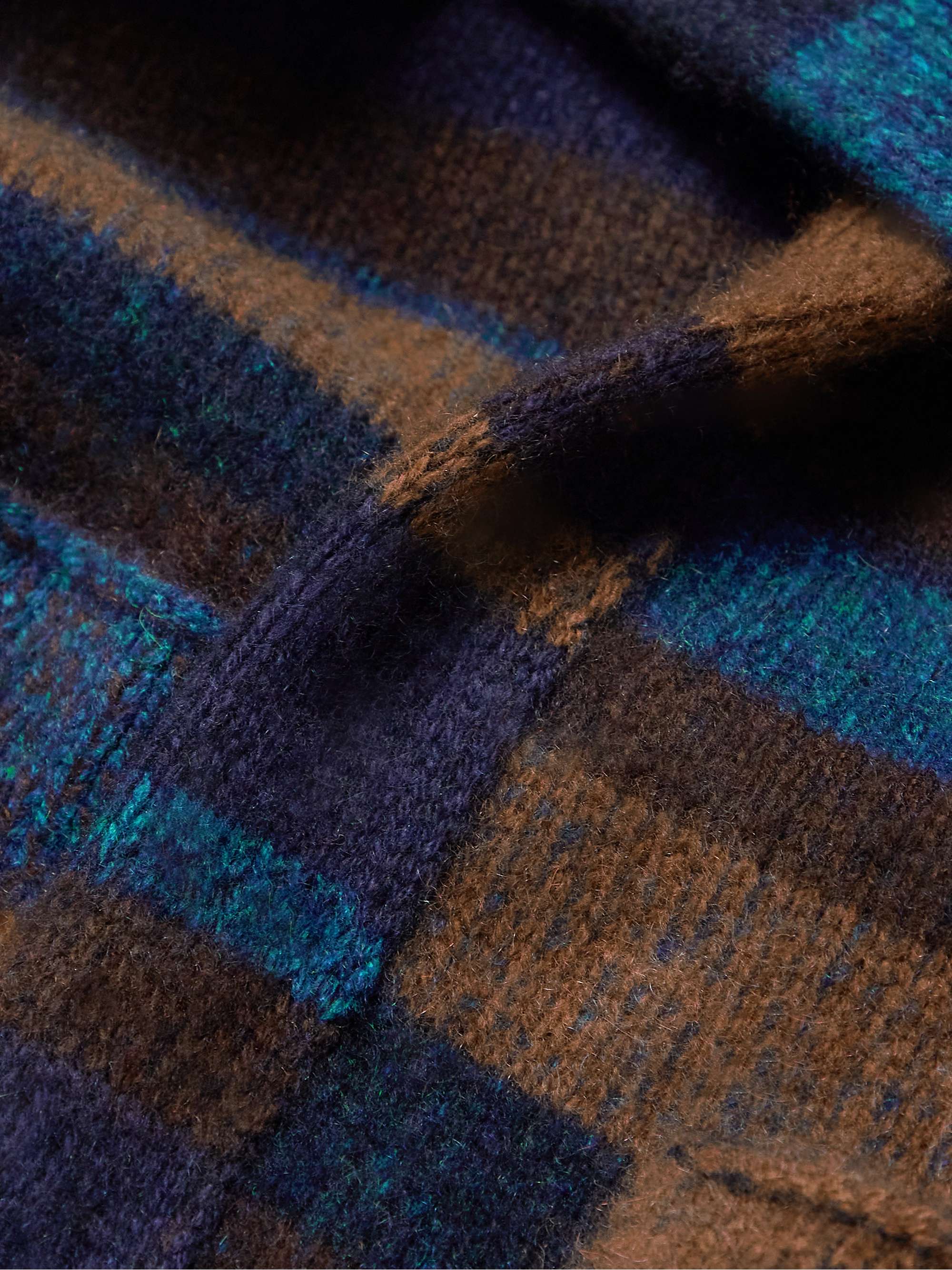 THE ELDER STATESMAN Striped Cashmere Cardigan