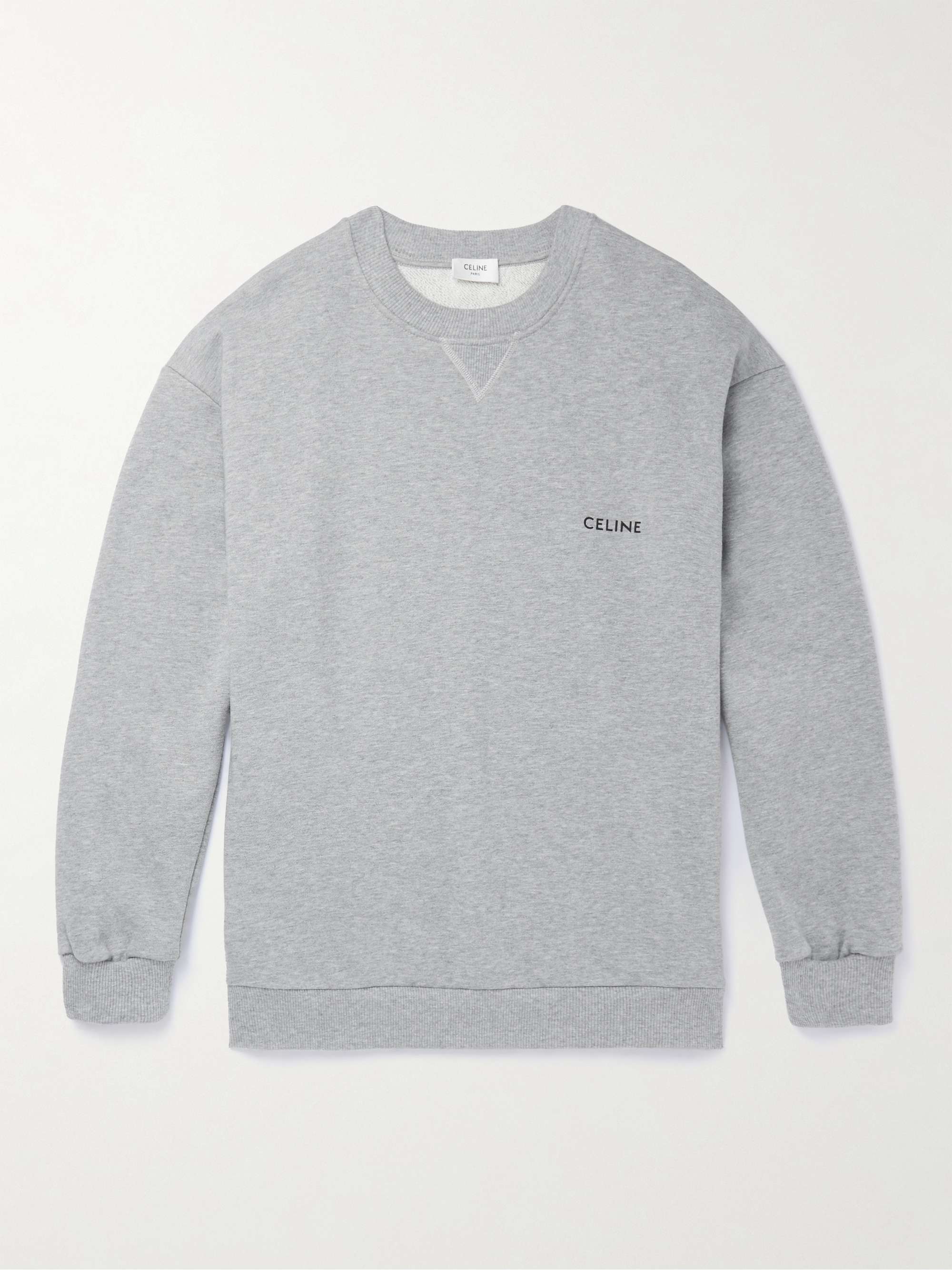 Logo-Print Stretch-Cotton Jersey Sweatshirt