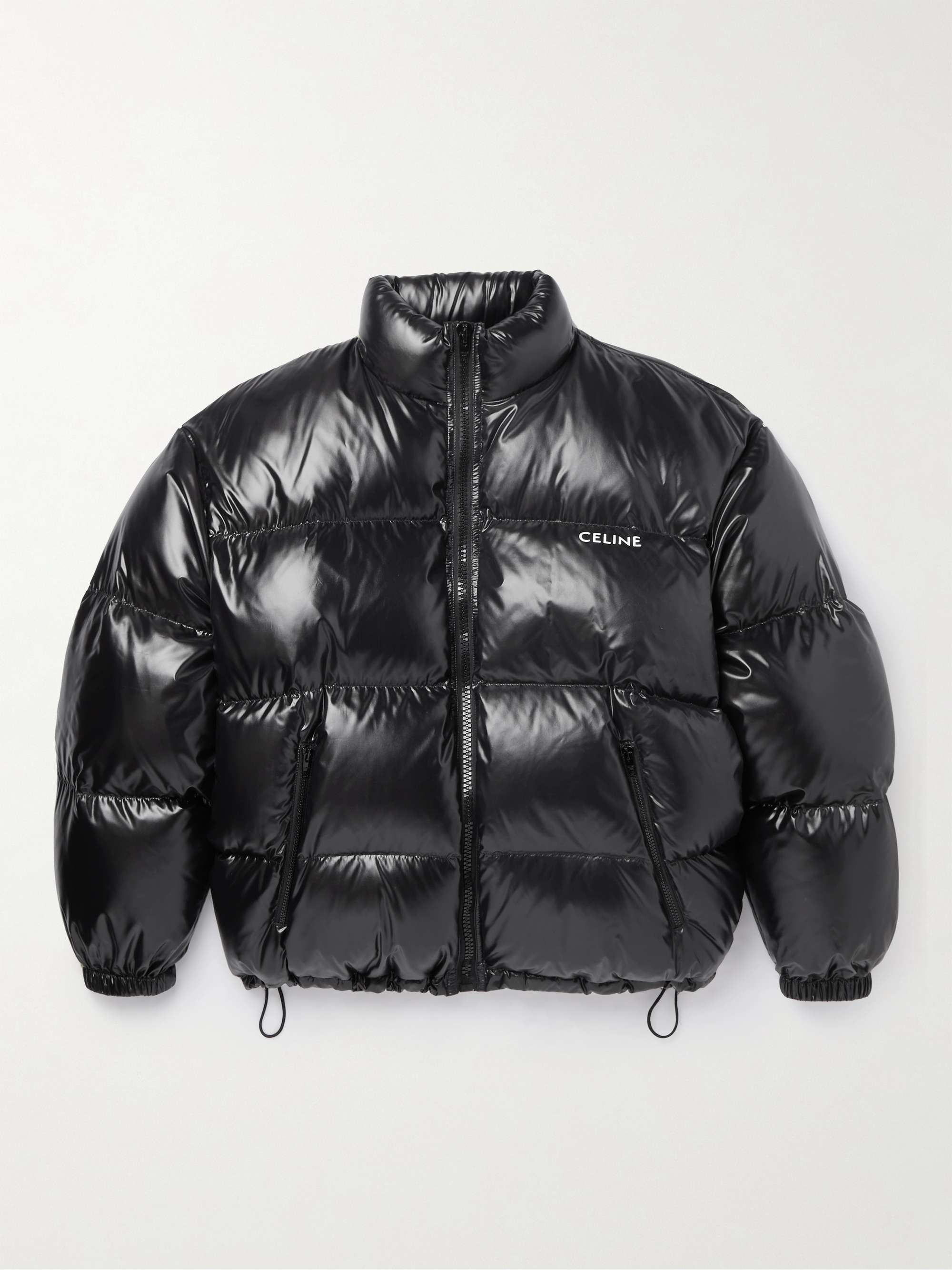 CELINE HOMME ロゴプリント キルティング グロスシェル ダウン CELINE HOMME ロゴプリント キルティング グロスシェル ダウン