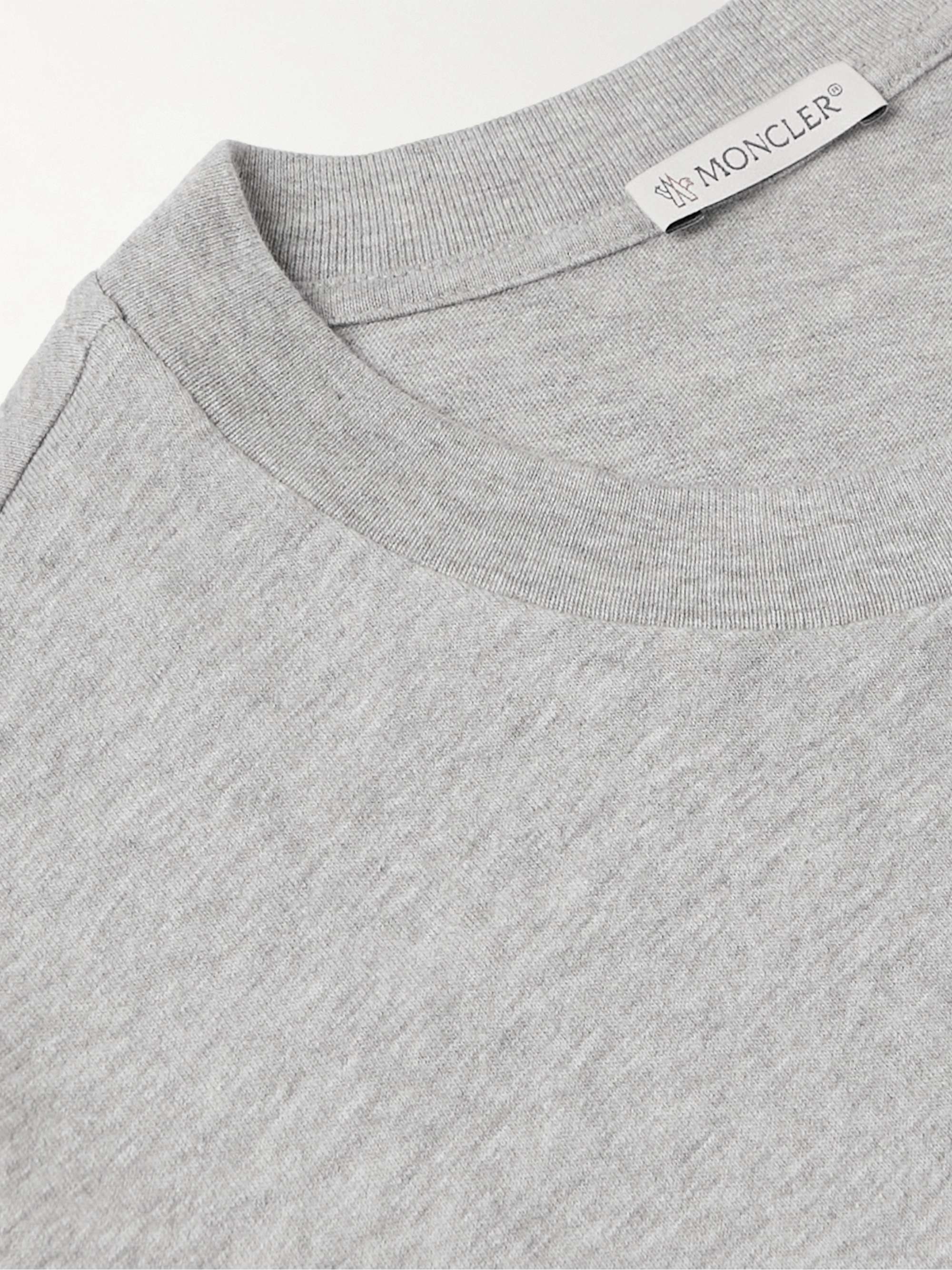 MONCLER Logo-Appliquéd Cotton-Jersey T-Shirt