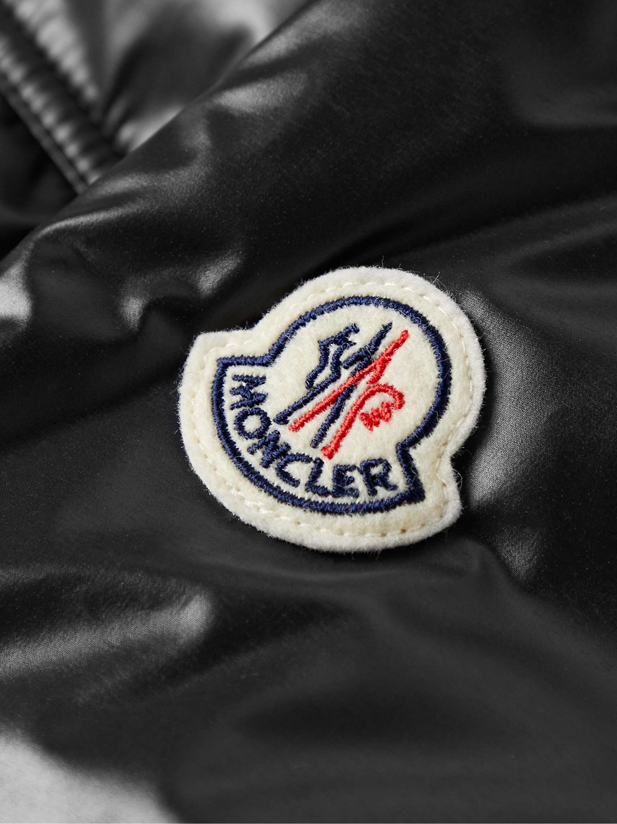 MONCLER Malpas Quilted Glossed-Shell Hooded Down Jacket