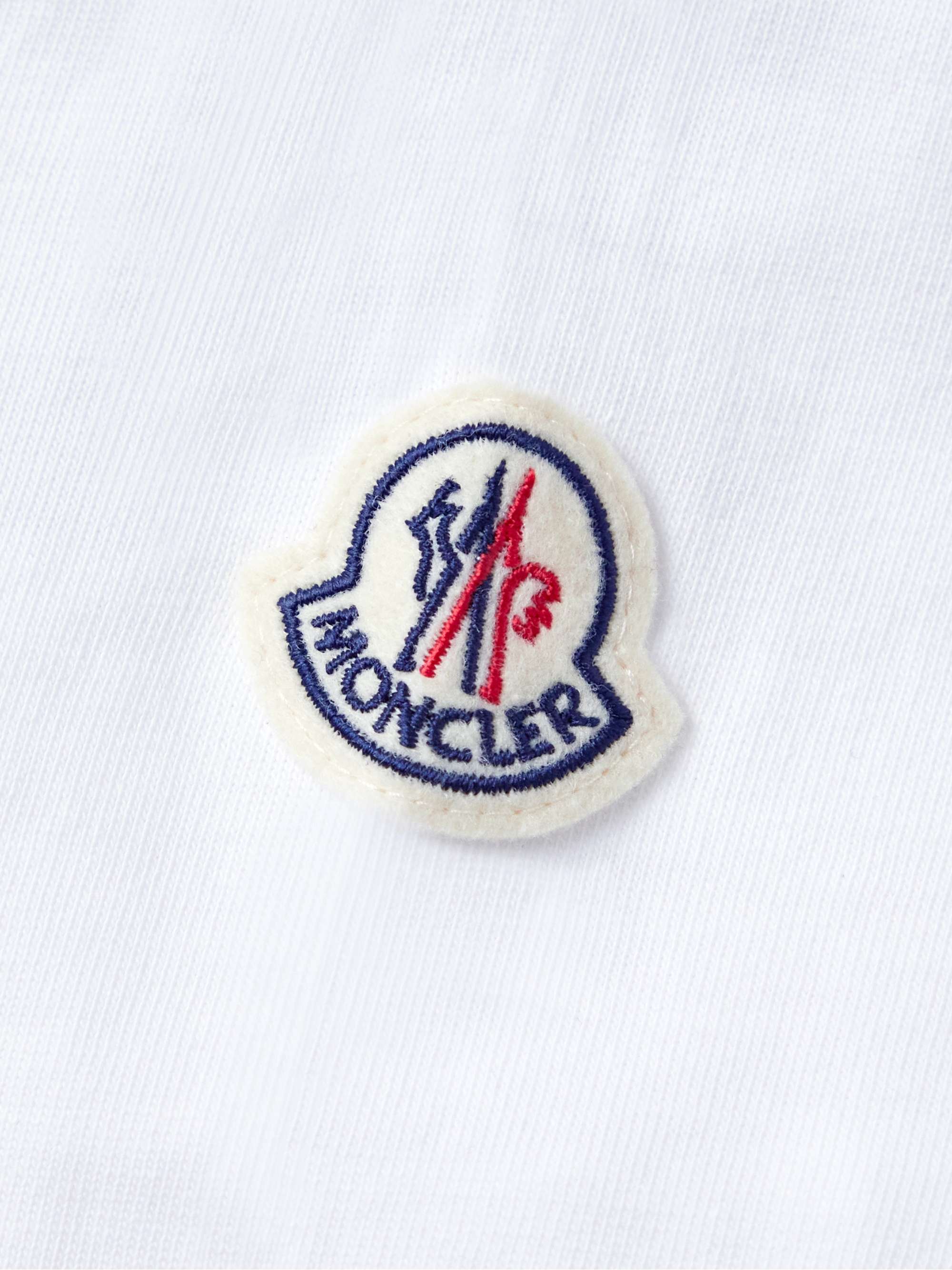 MONCLER Logo-Embroidered Cotton-Jersey T-shirt