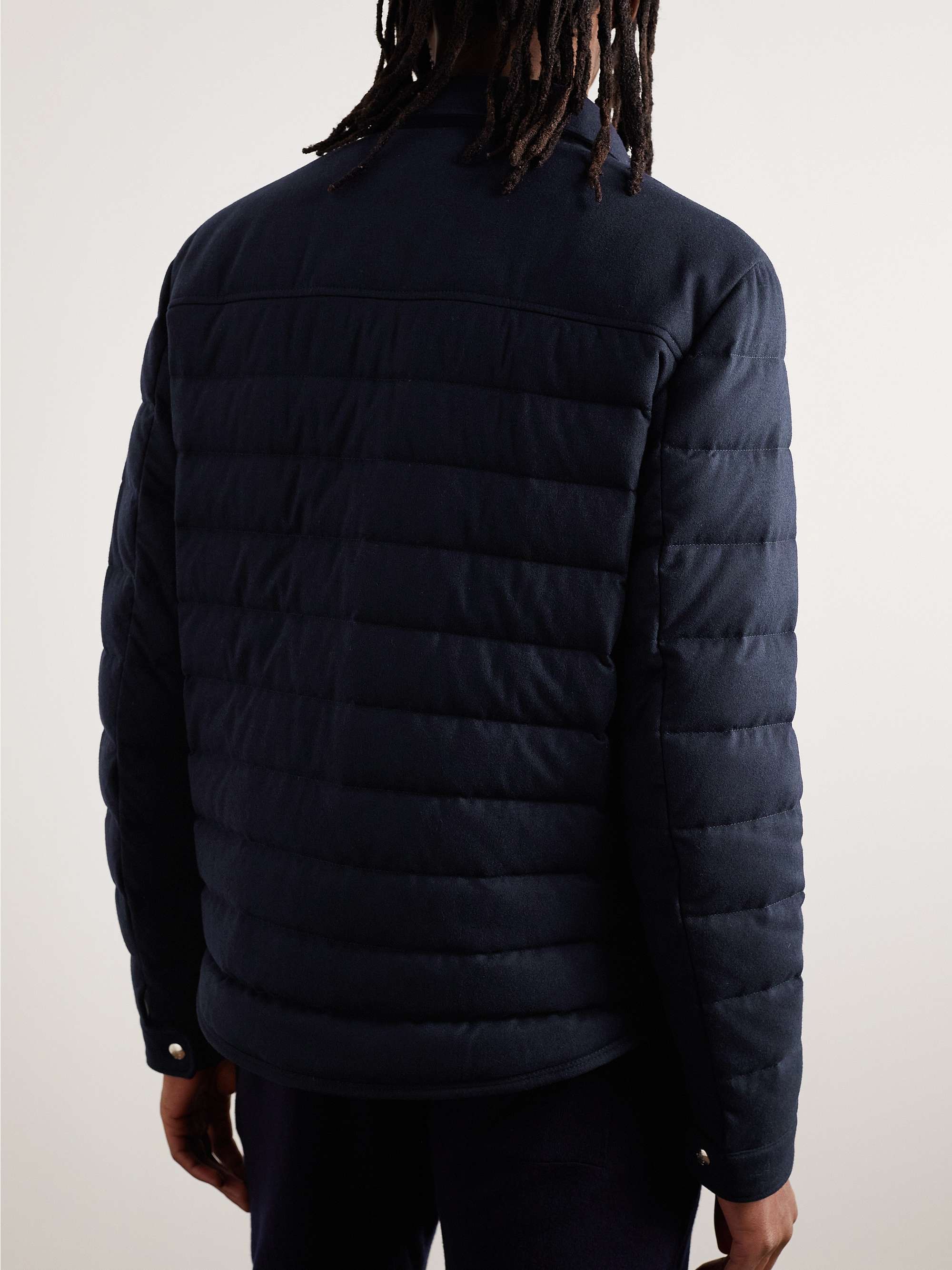 MONCLER Mirmandix Slim-Fit Quilted Felt Down Jacket
