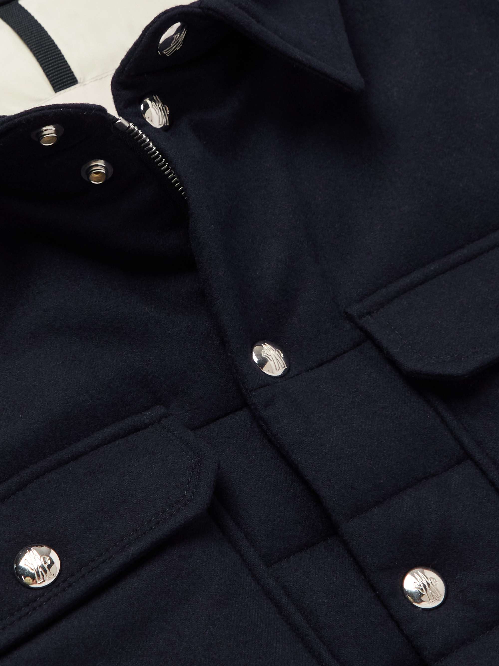 MONCLER Mirmandix Slim-Fit Quilted Felt Down Jacket