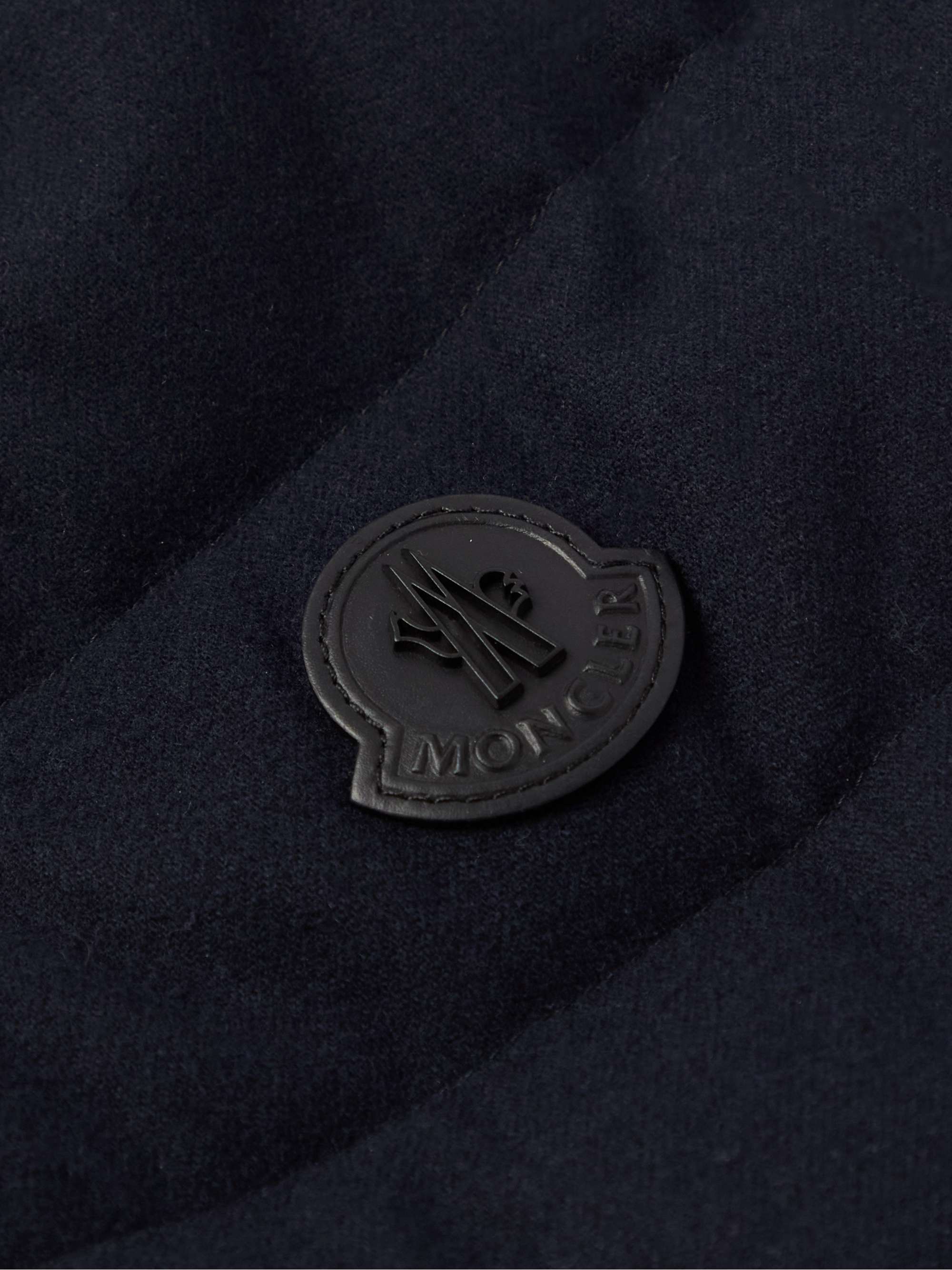 MONCLER Mirmandix Slim-Fit Quilted Felt Down Jacket