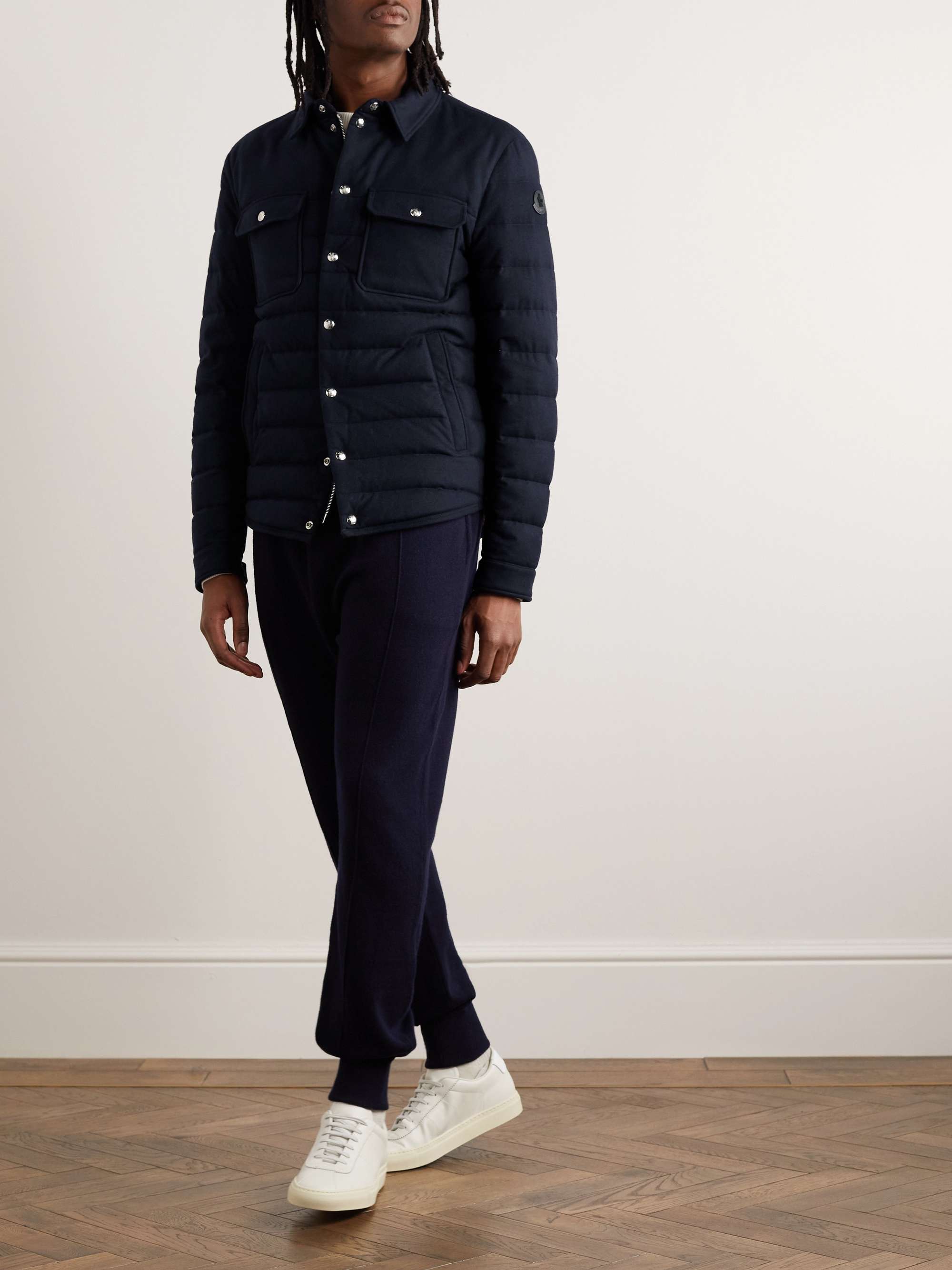 MONCLER Mirmandix Slim-Fit Quilted Felt Down Jacket