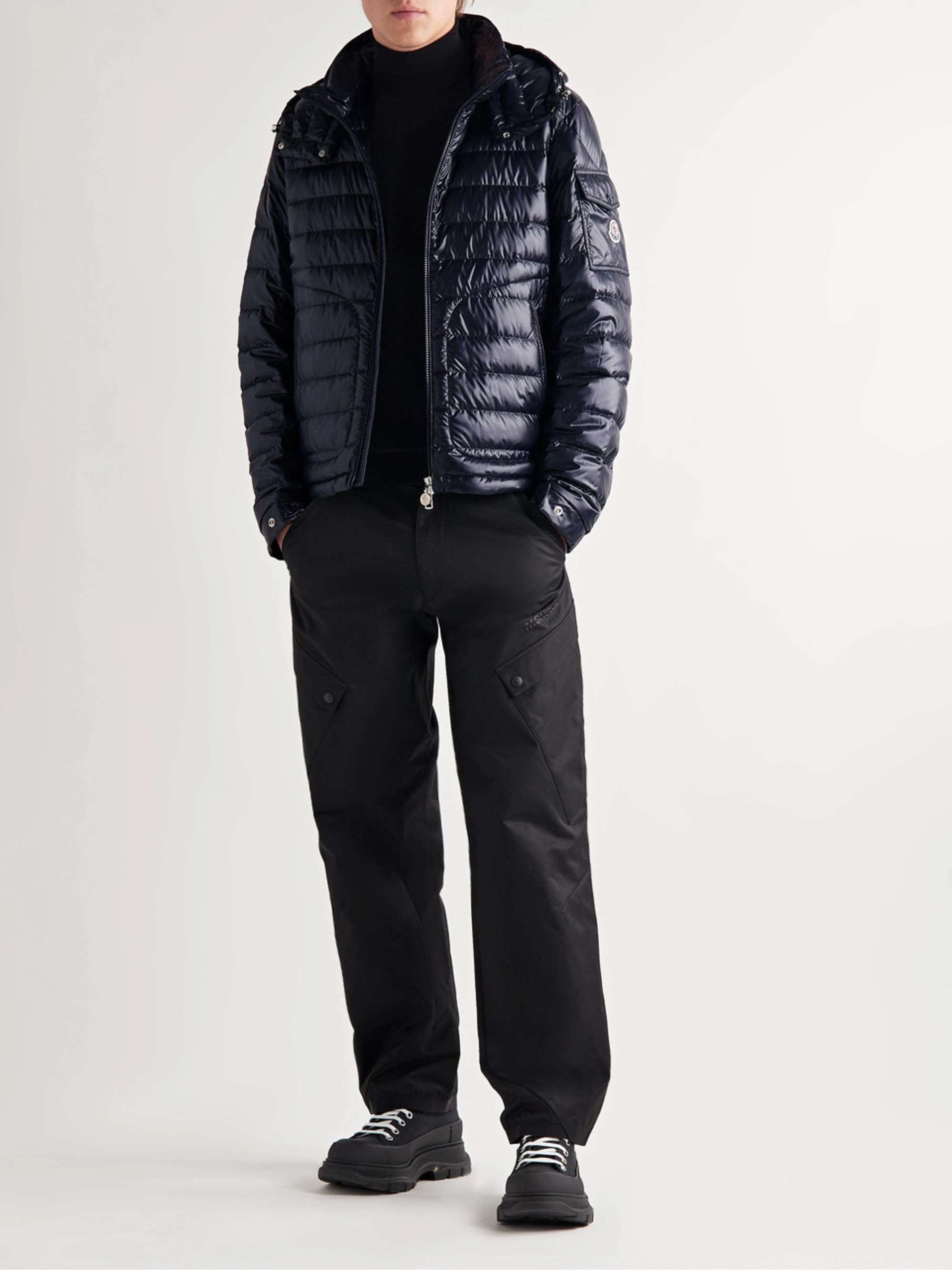 MONCLER Lauros Hooded Quilted Shell Down Jacket