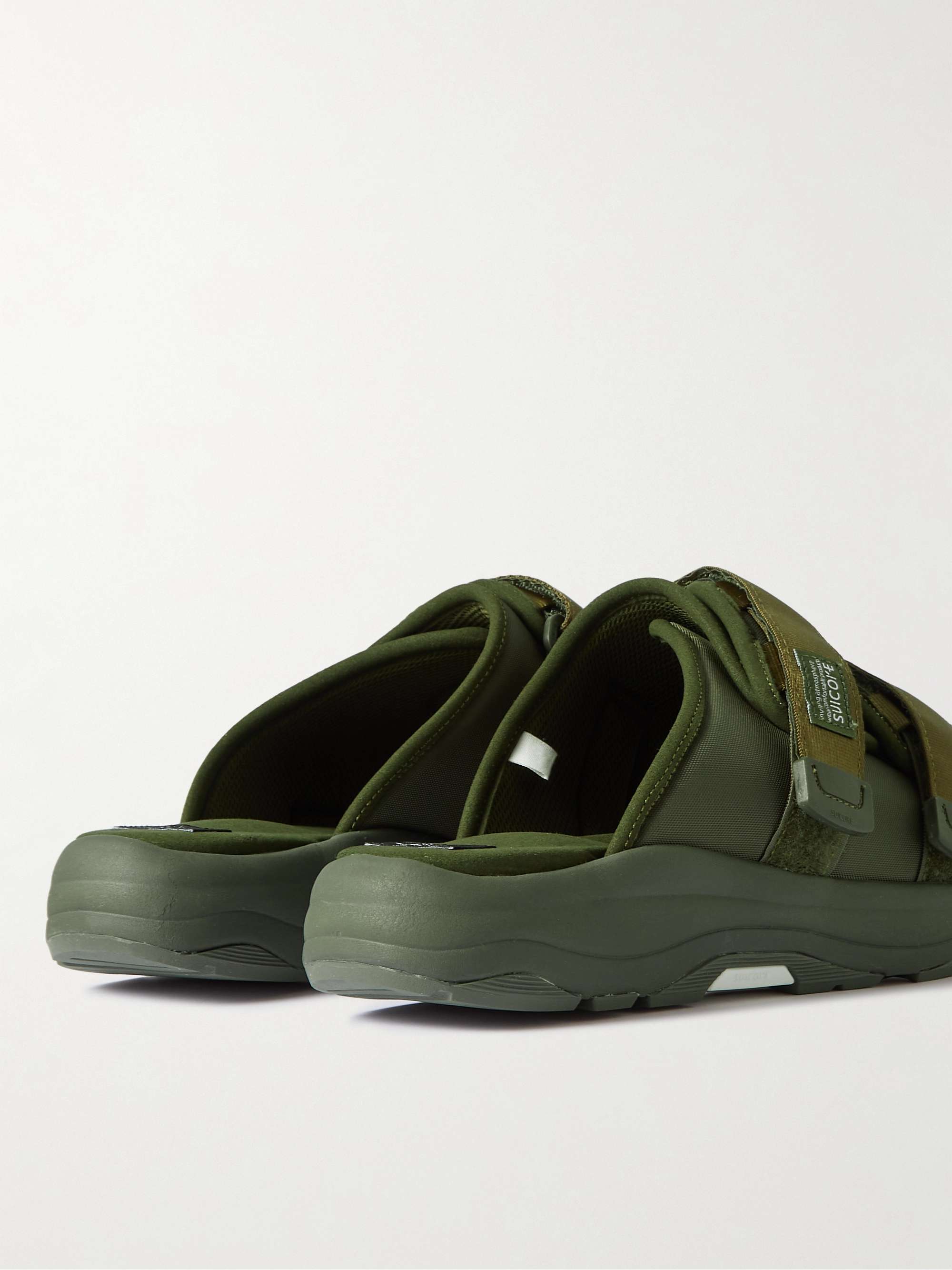 SUICOKE Webbing-Trimmed Canvas Sandals