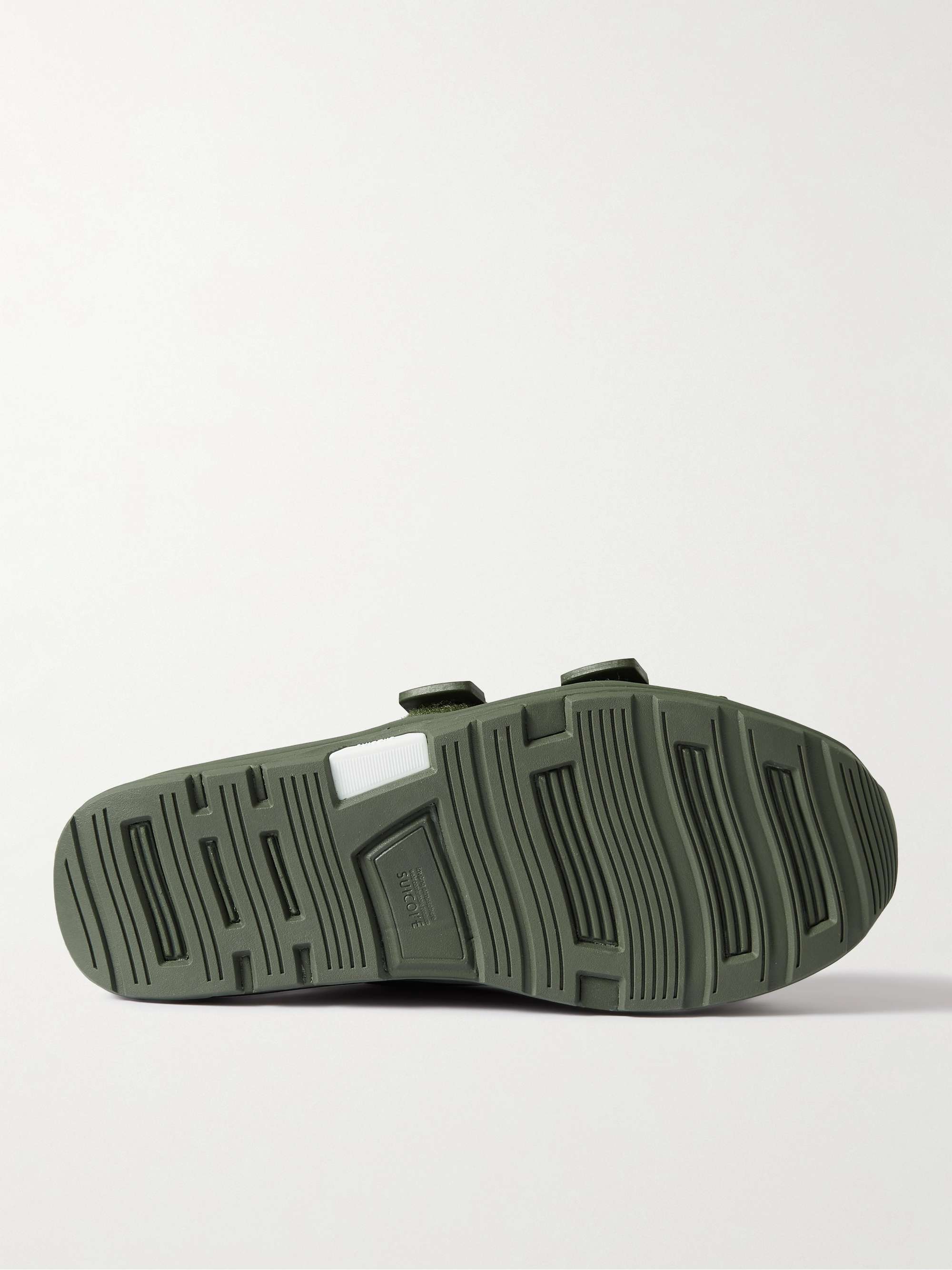 SUICOKE Webbing-Trimmed Canvas Sandals