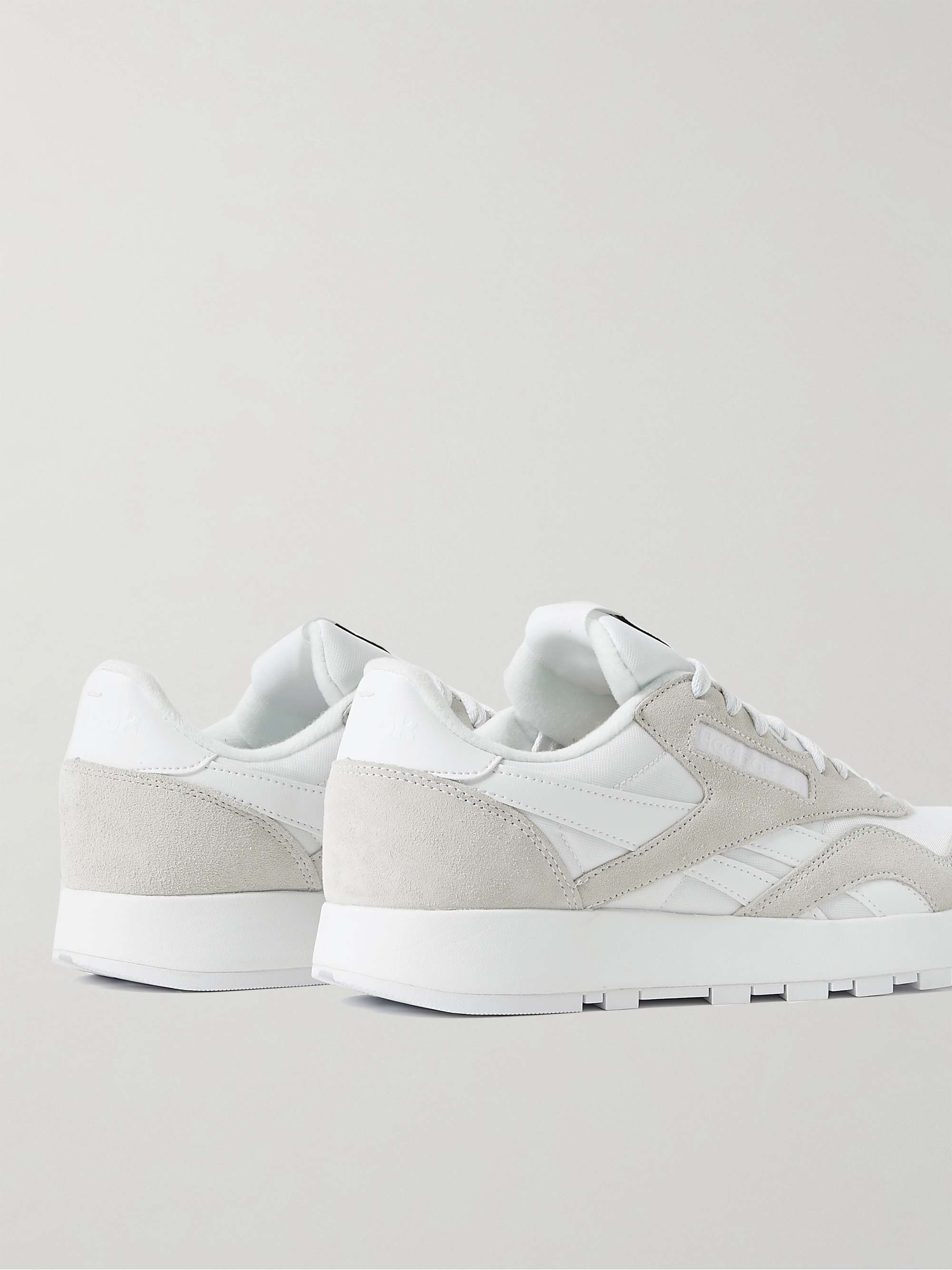 REEBOK + Maison Margiela Project 0 Shell, Suede and Leather Sneakers