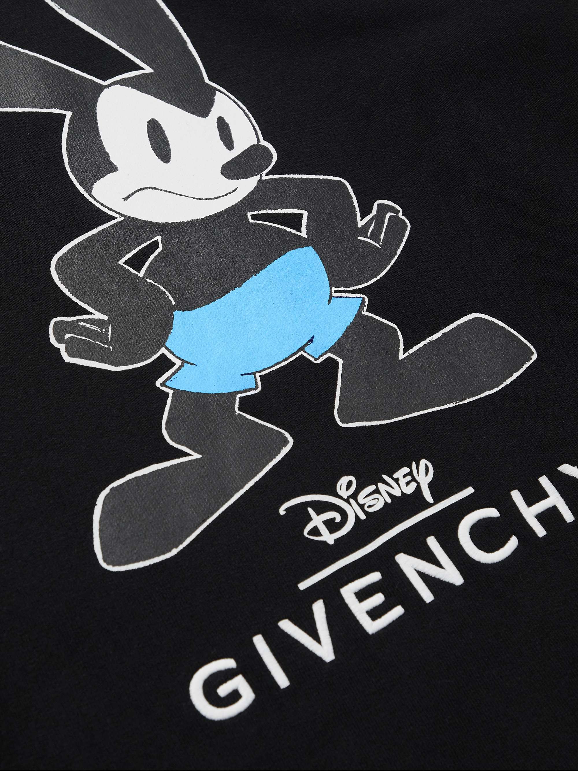 GIVENCHY + Disney Oswald Printed Cotton-Jersey Hoodie
