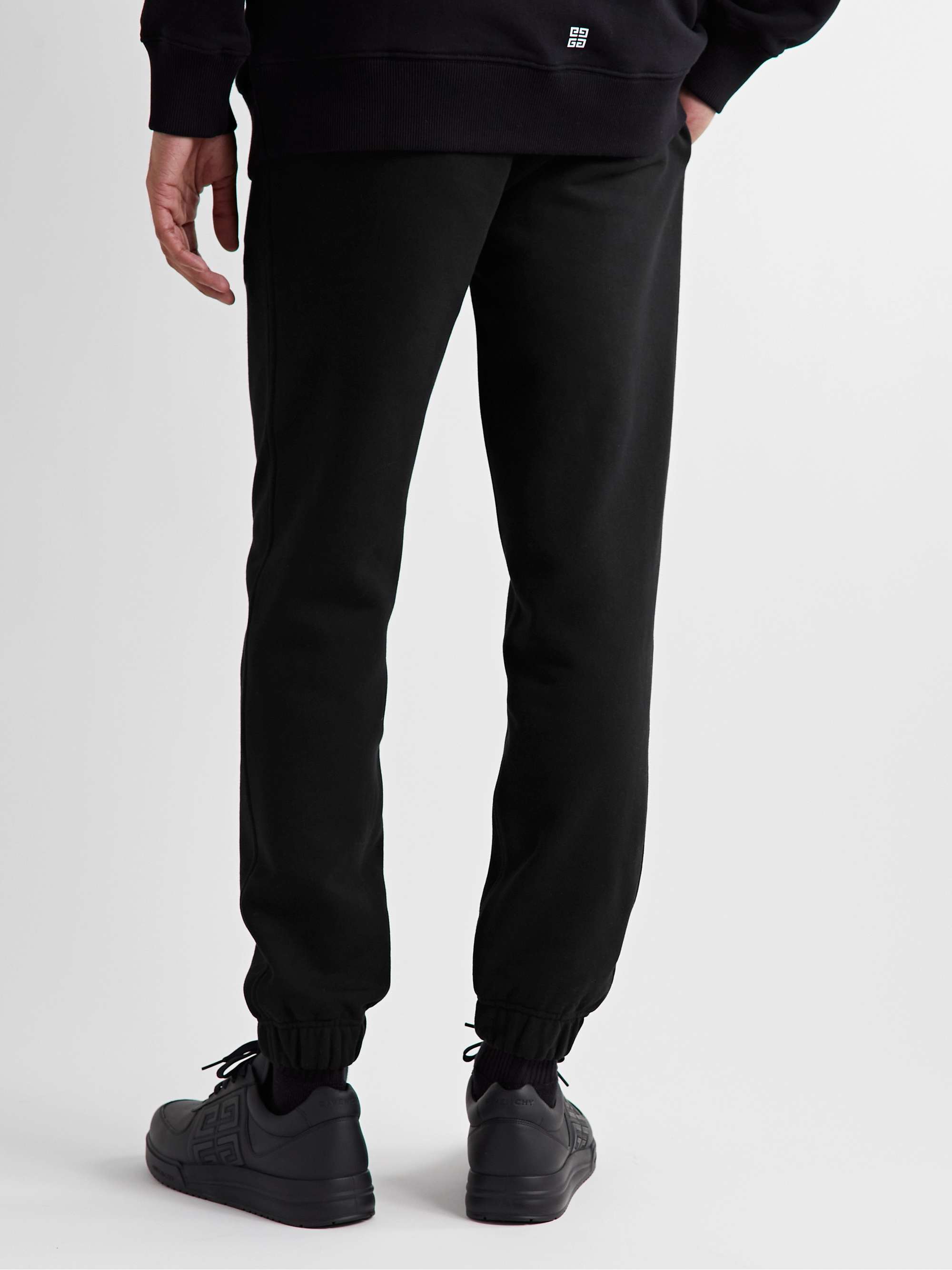 GIVENCHY + Disney Oswald Tapered Embroidered Cotton-Jersey Sweatpants ...