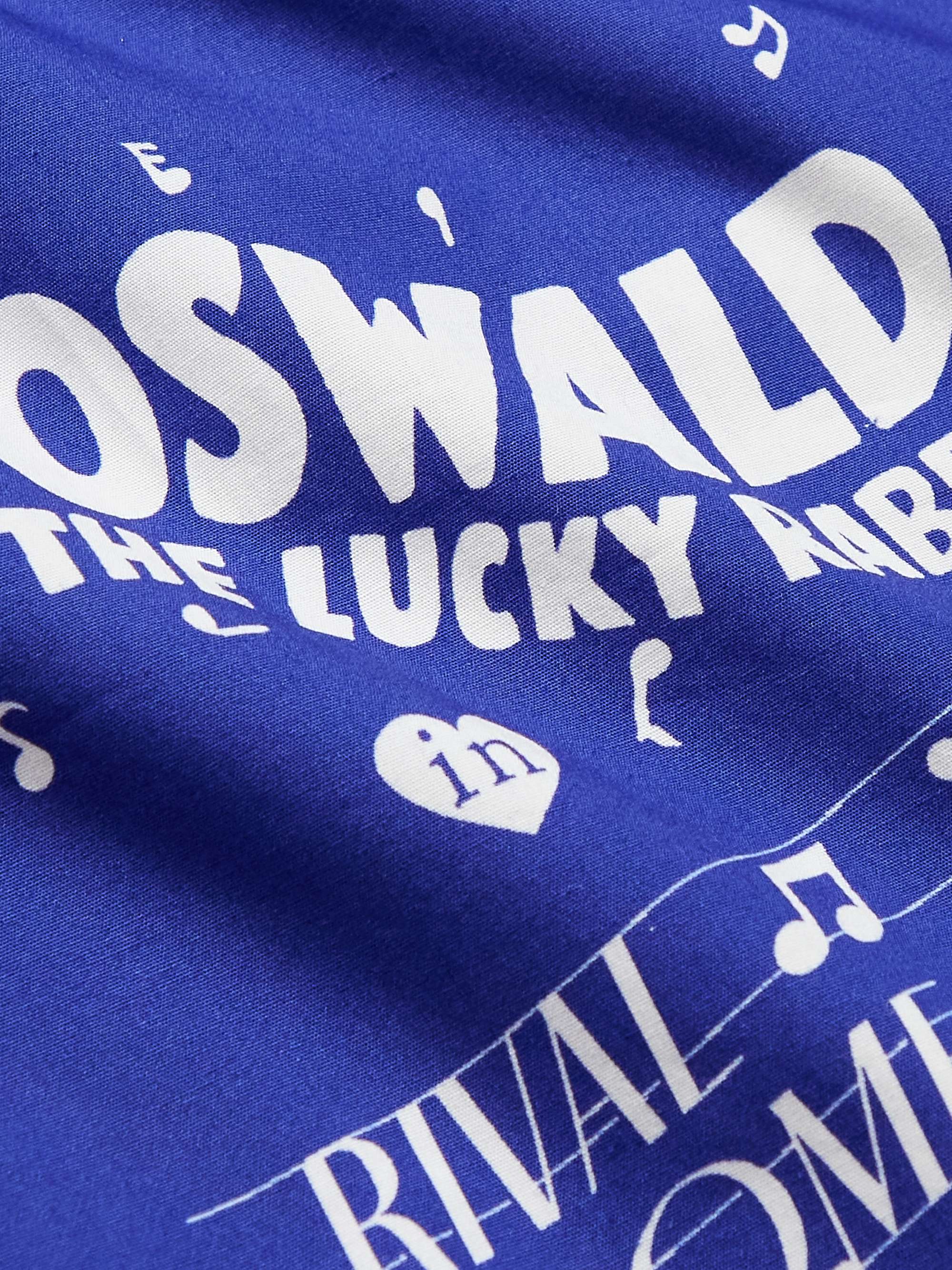 GIVENCHY + Disney Oswald Bandana-Print Cotton-Poplin Zip-Up Shirt