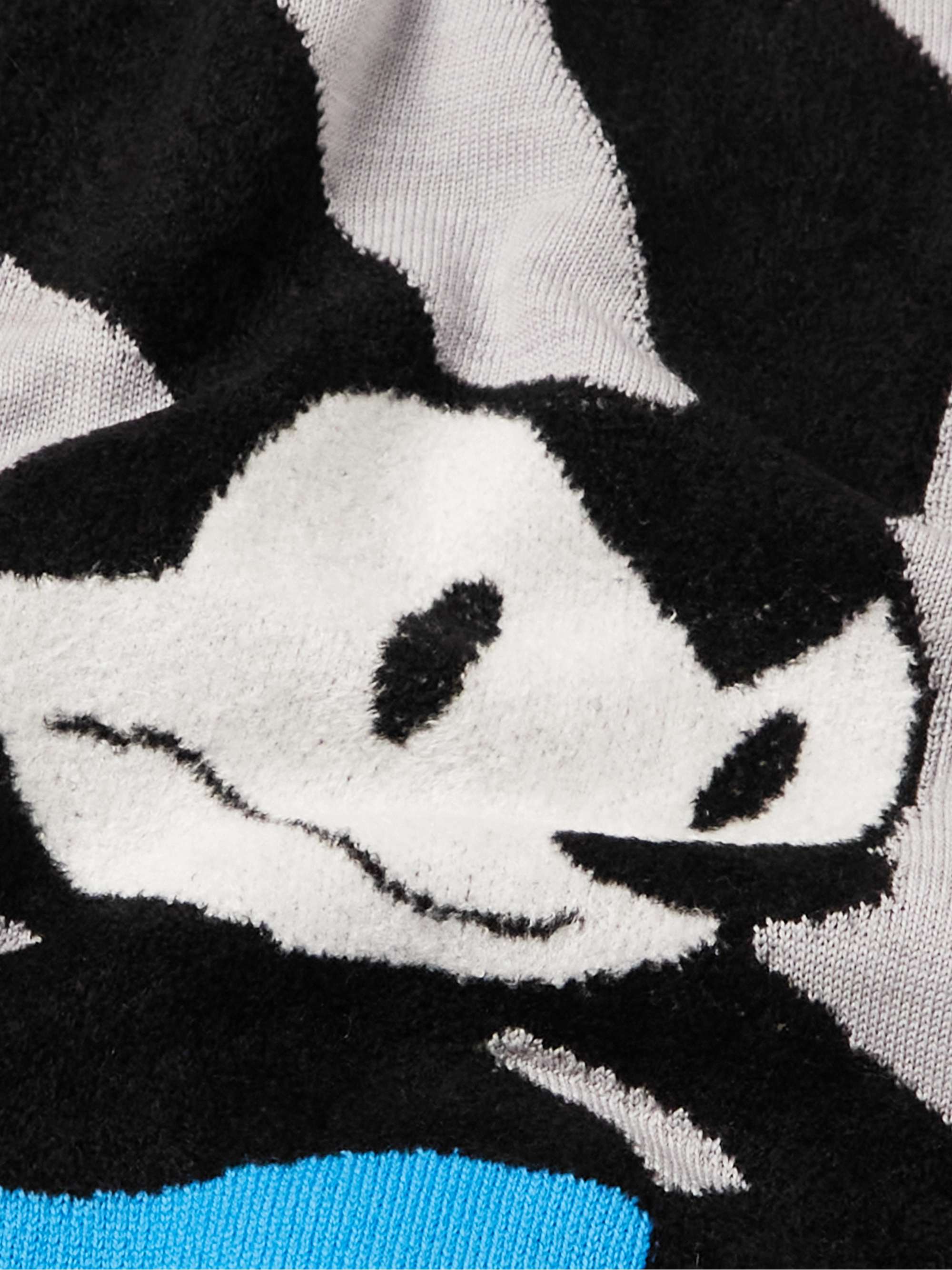 GIVENCHY + Disney Oswald Slim-Fit Intarsia Wool Sweater