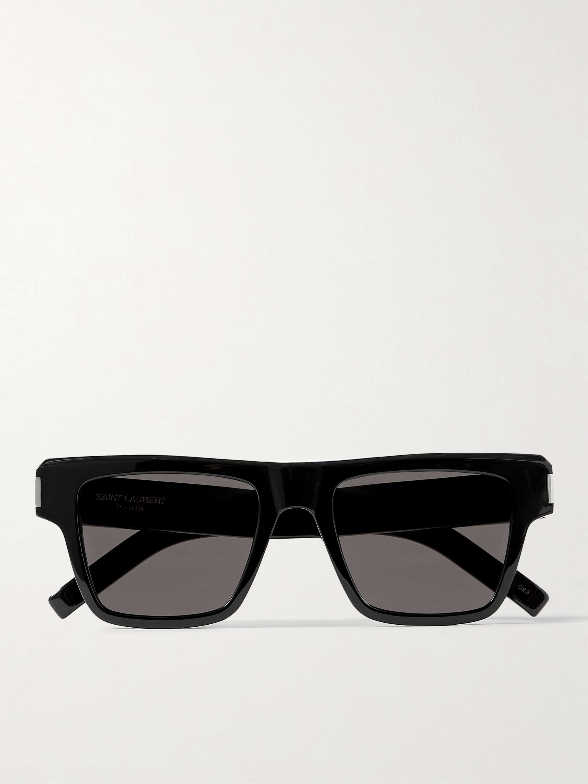 SAINT LAURENT EYEWEAR New Wave Square-Frame Acetate Sunglasses