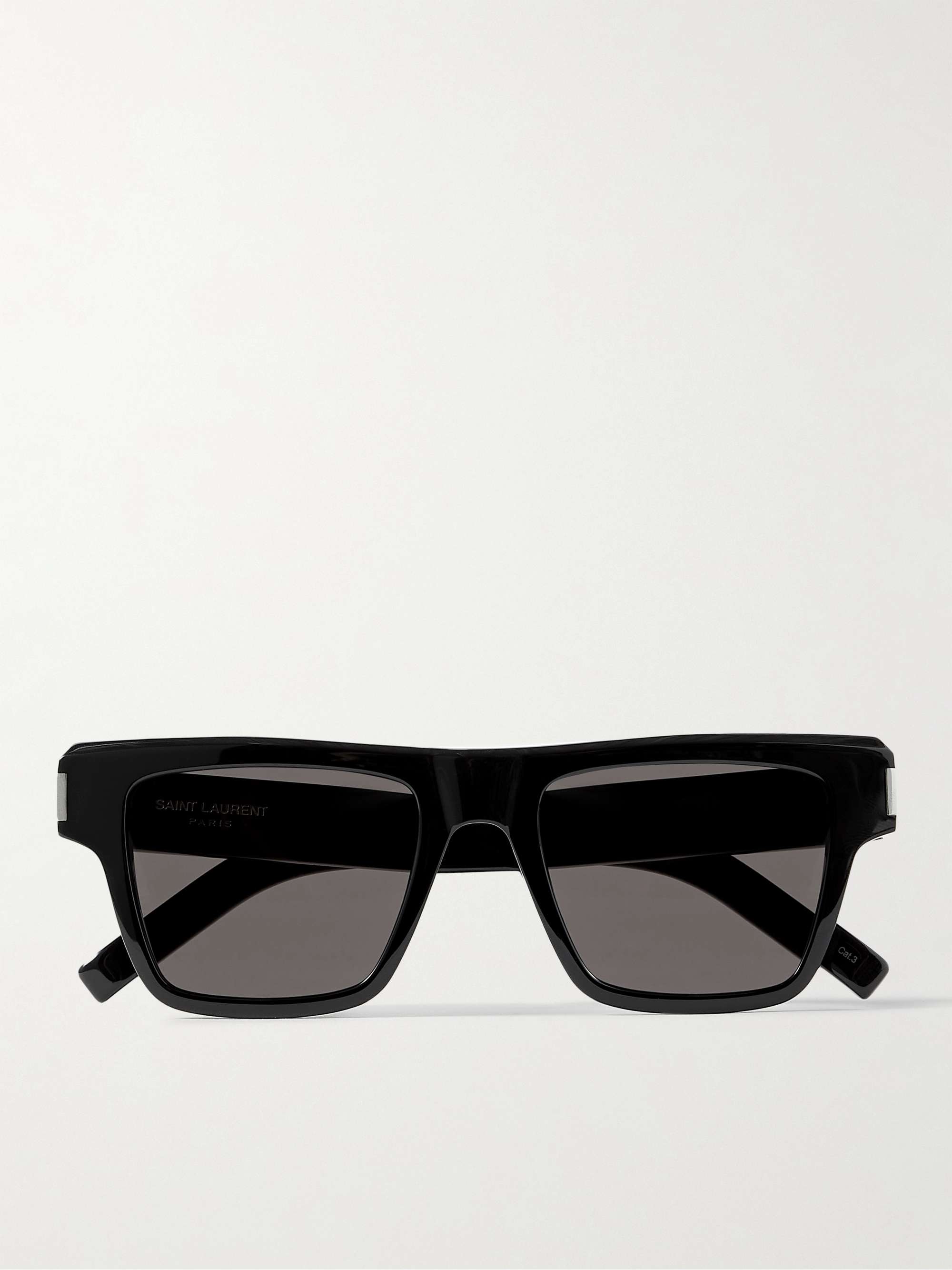 Saint Laurent - Men - New Wave square-frame Acetate Sunglasses Black