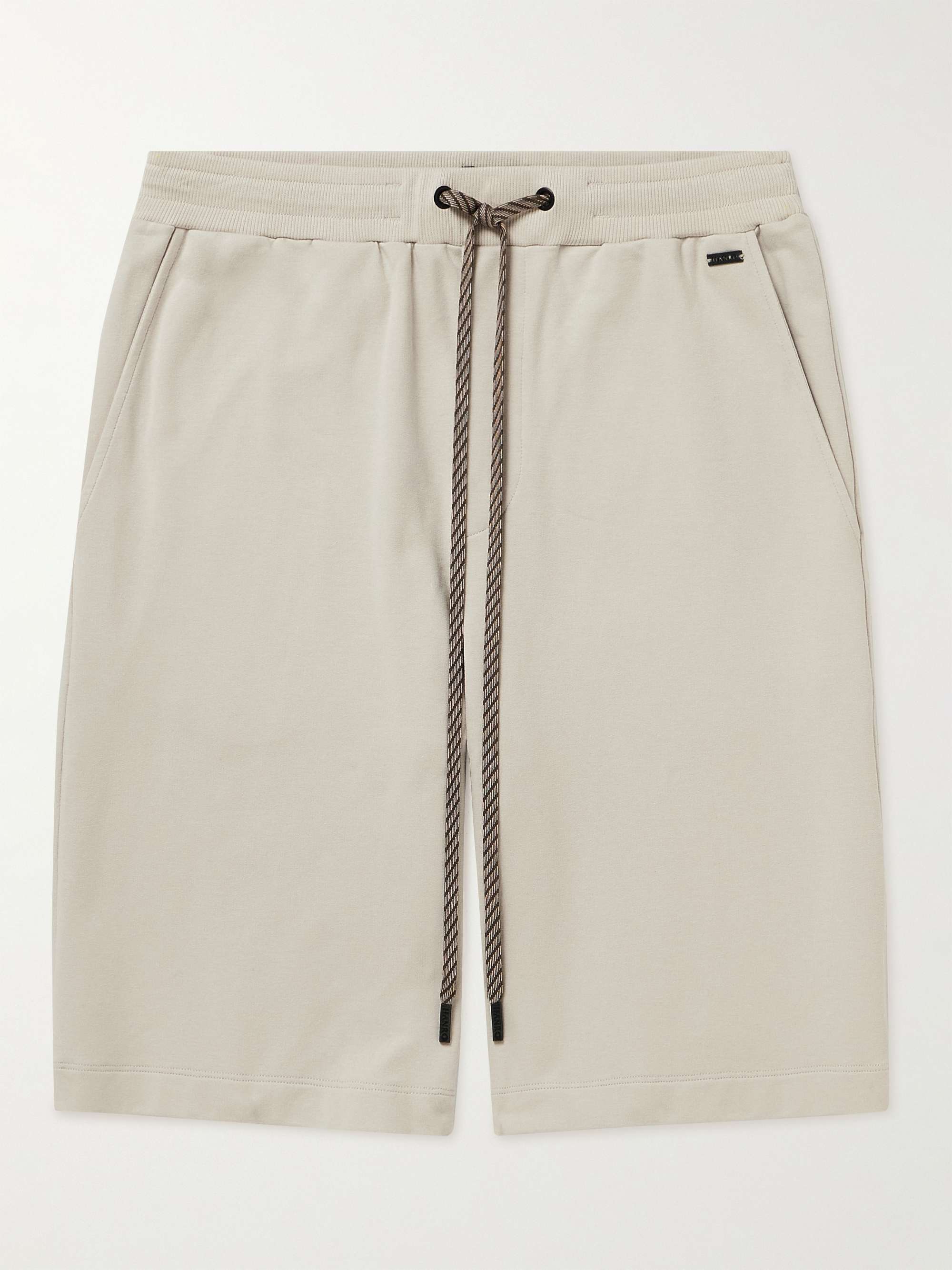 HANRO Natural Living Stretch Organic Cotton-Jersey Drawstring Shorts for  Men | MR PORTER