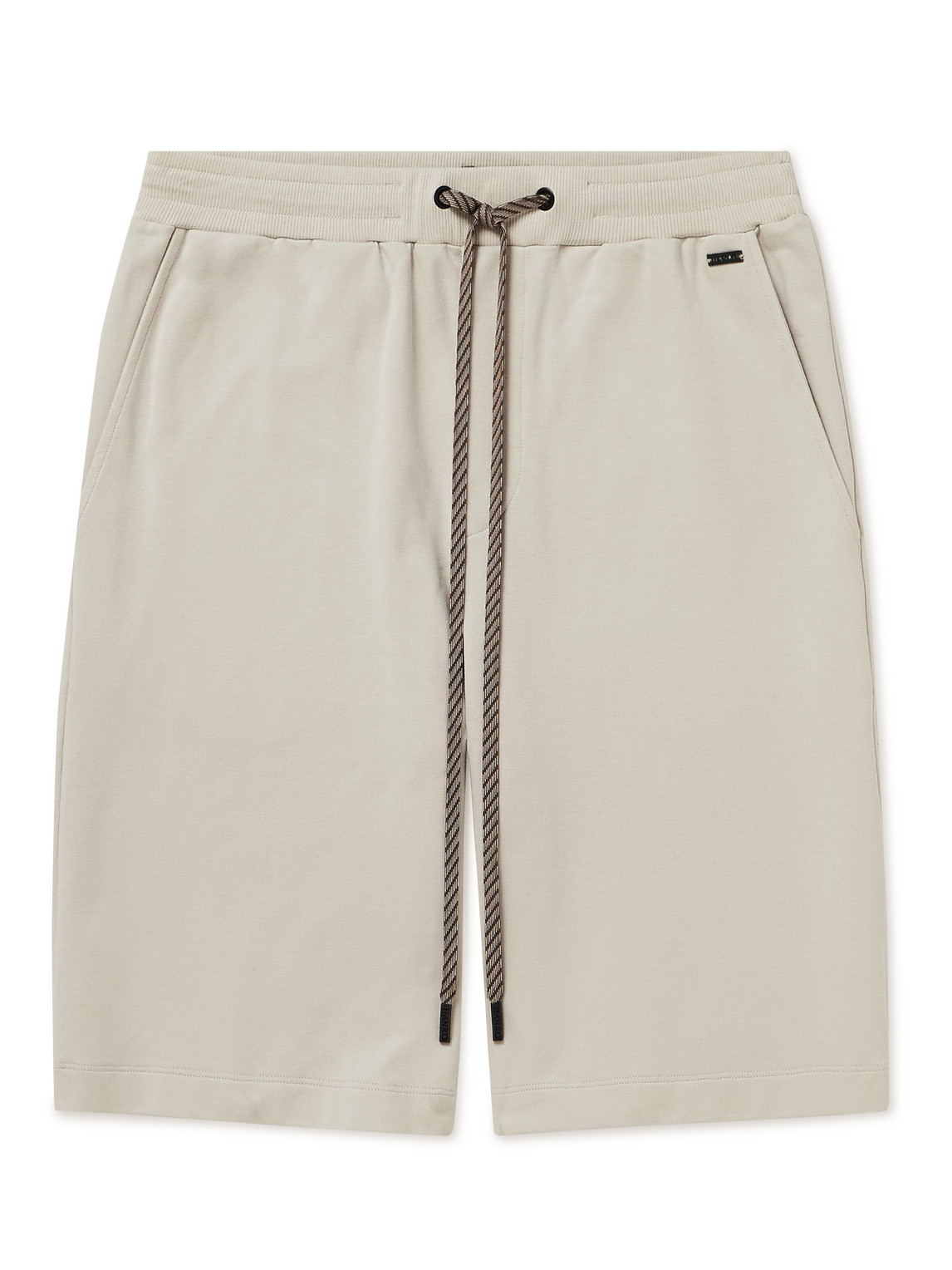 Natural Living Stretch Organic Cotton-Jersey Drawstring Shorts