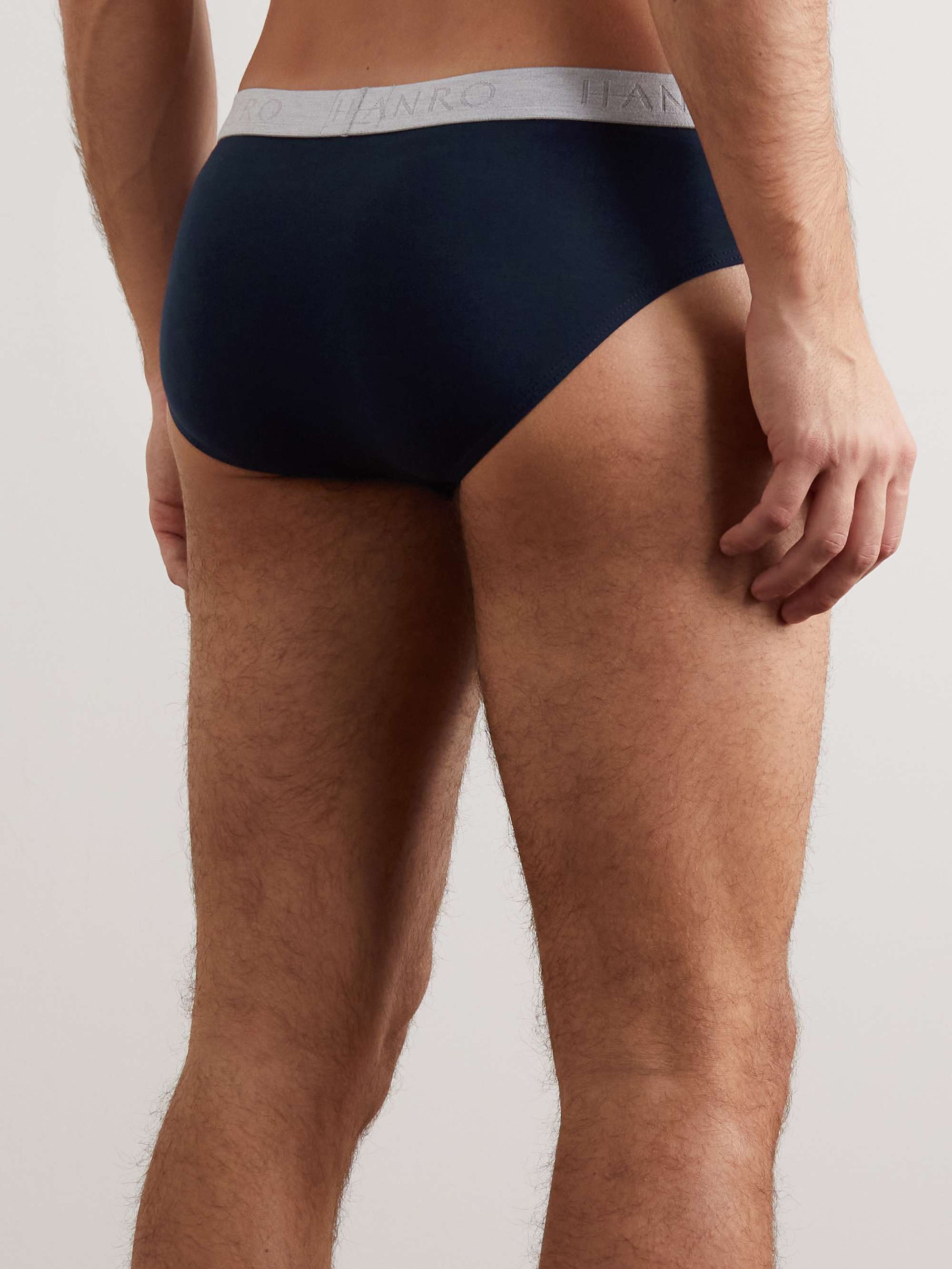 HANRO Two-Pack Stretch-Cotton Briefs
