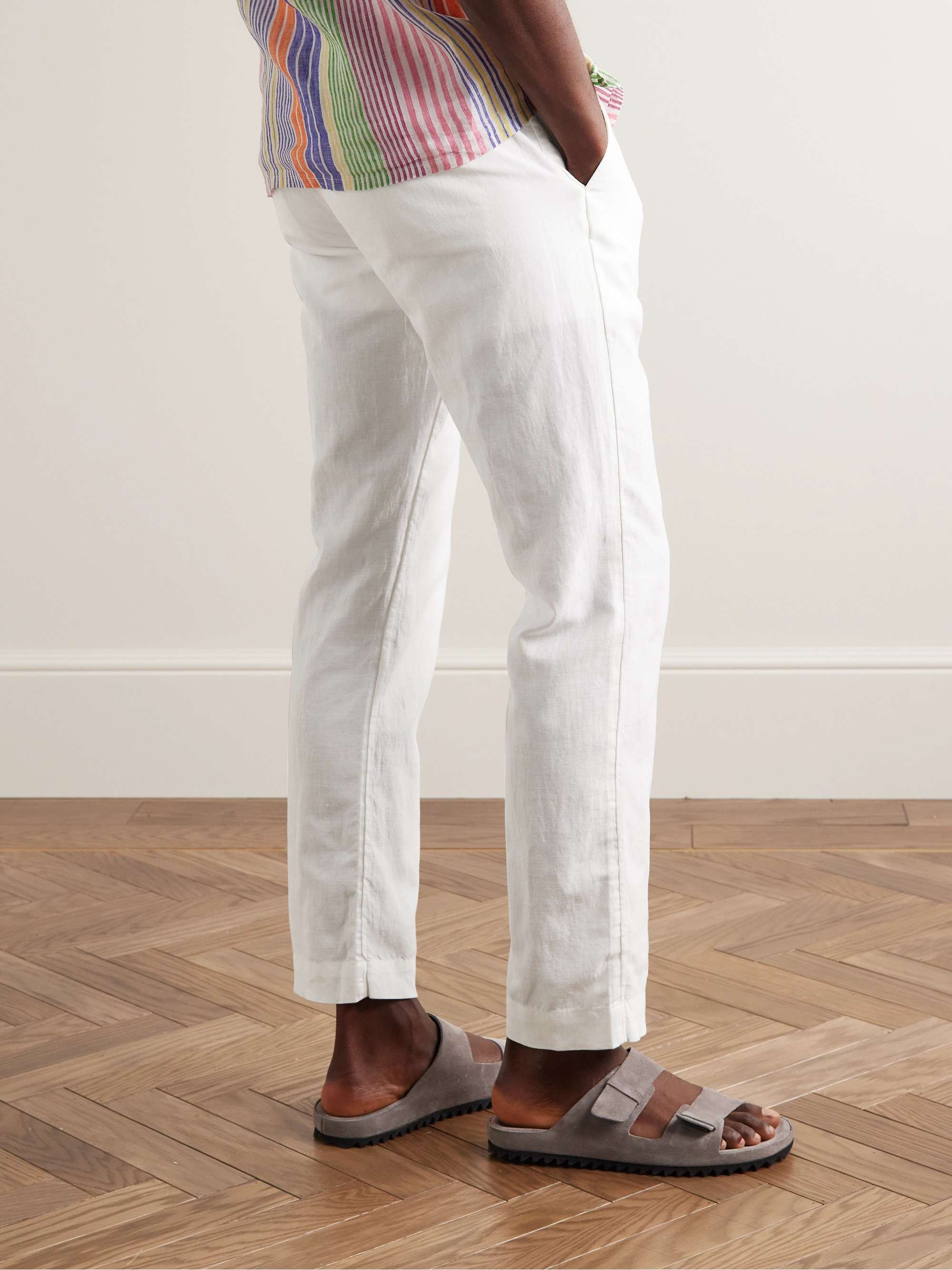 Lauren Ralph Lauren Adriarie Linen Trousers White 8