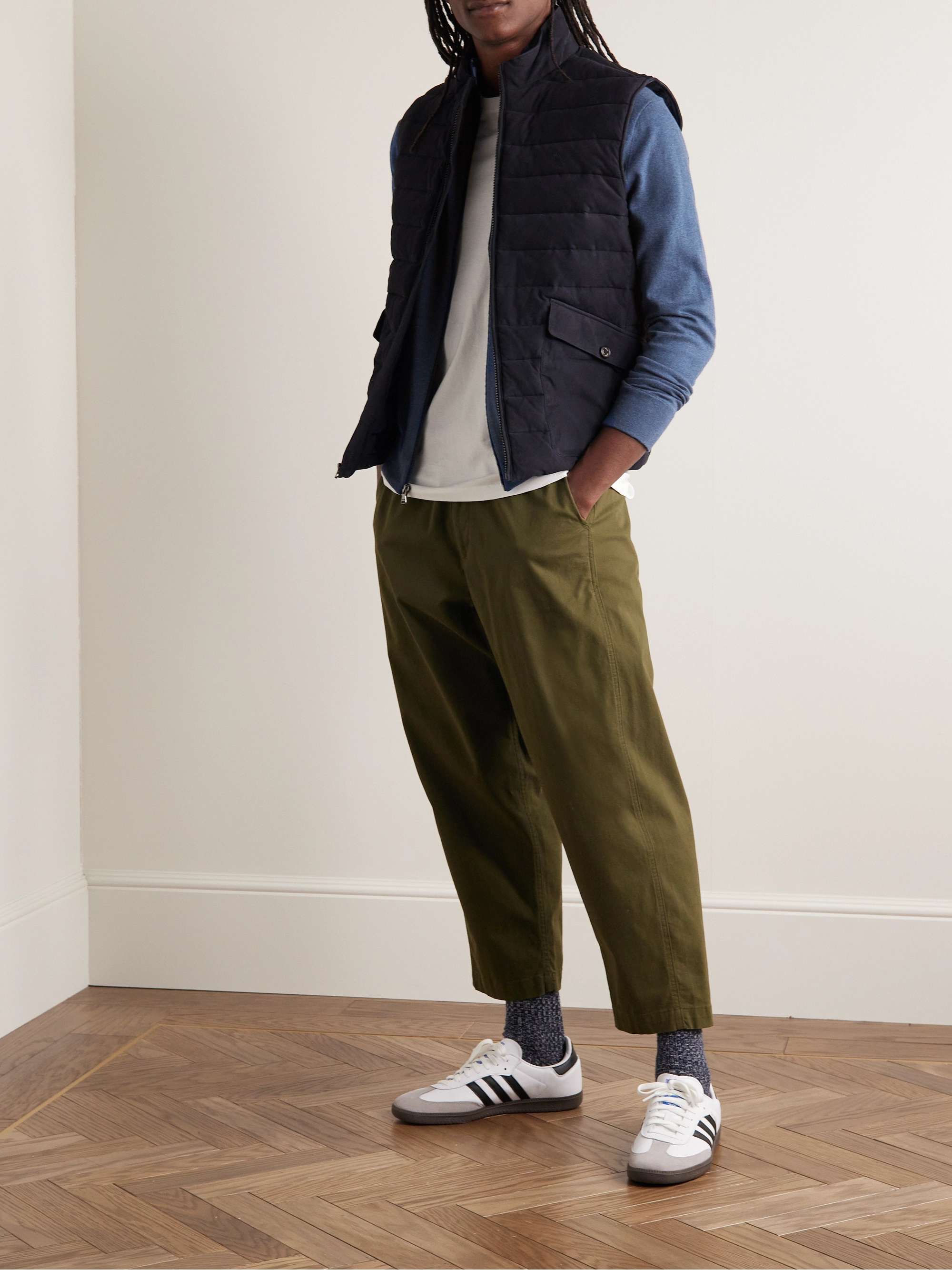 POLO RALPH LAUREN Logo-Embroidered Cotton Zip-Up Cardigan