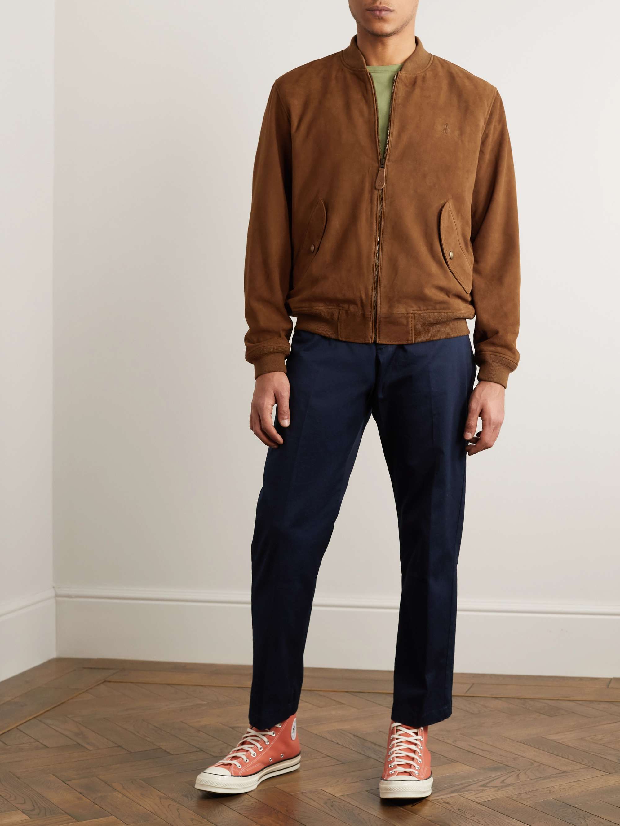 POLO RALPH LAUREN Suede Jacket Men | MR PORTER