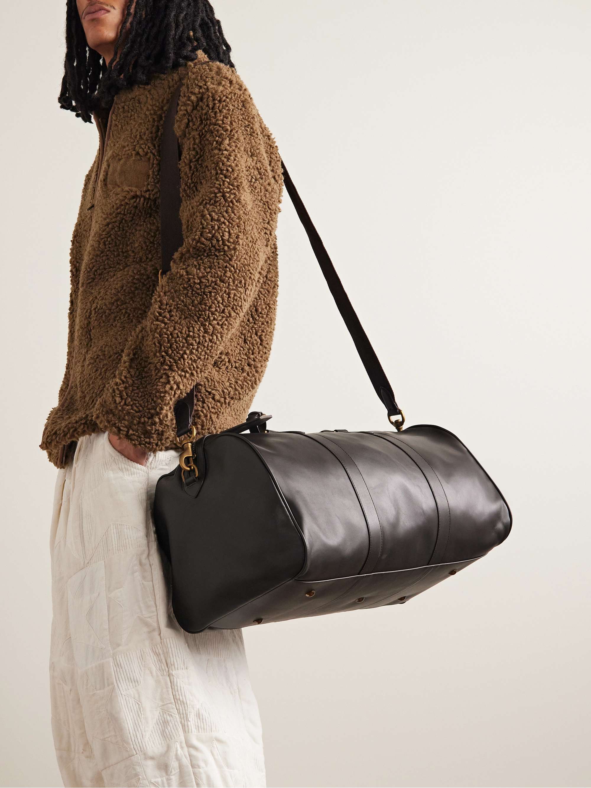 POLO RALPH LAUREN Leather Weekend Bag
