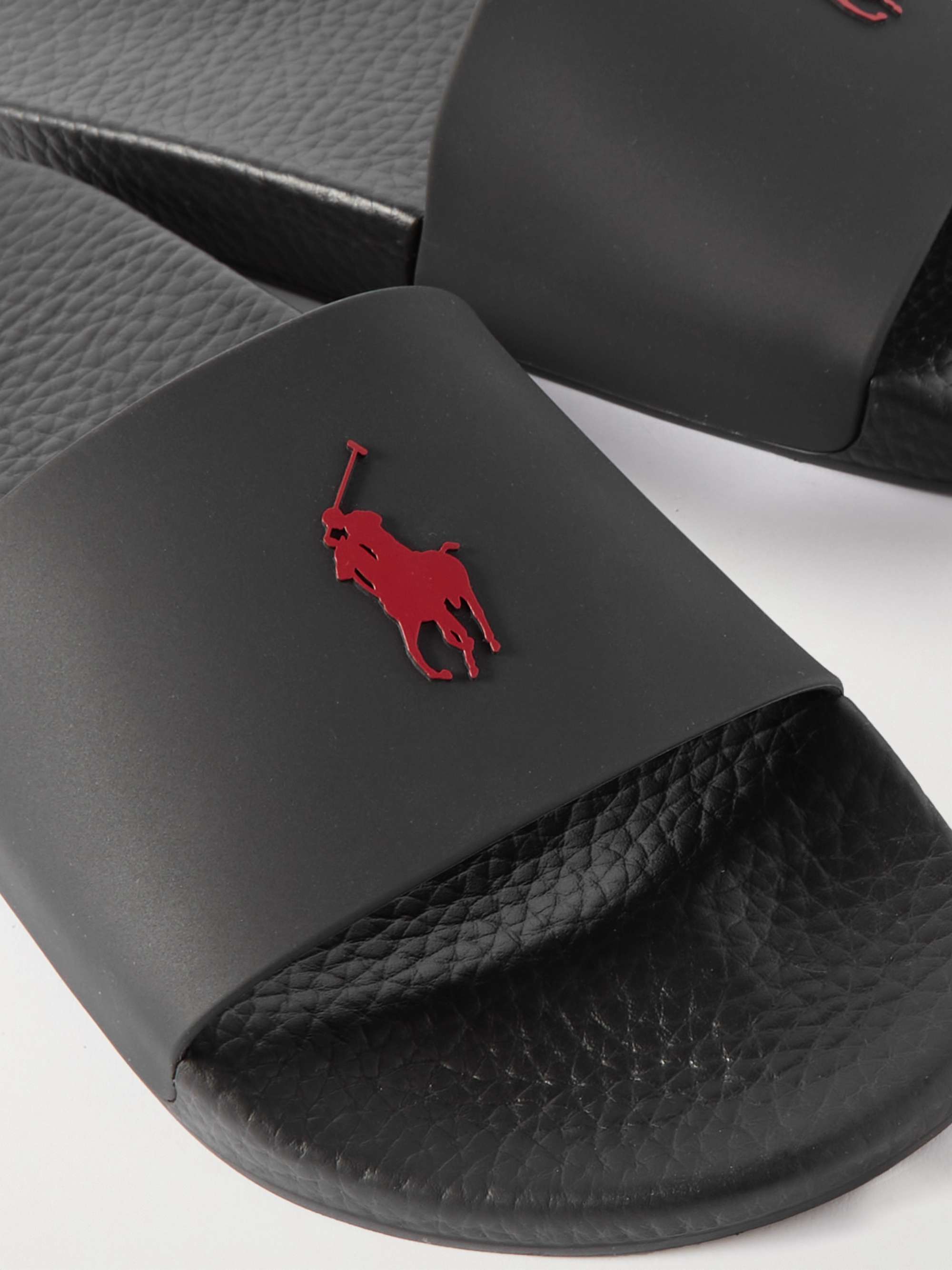 POLO RALPH LAUREN Logo-Embossed Rubber Slides